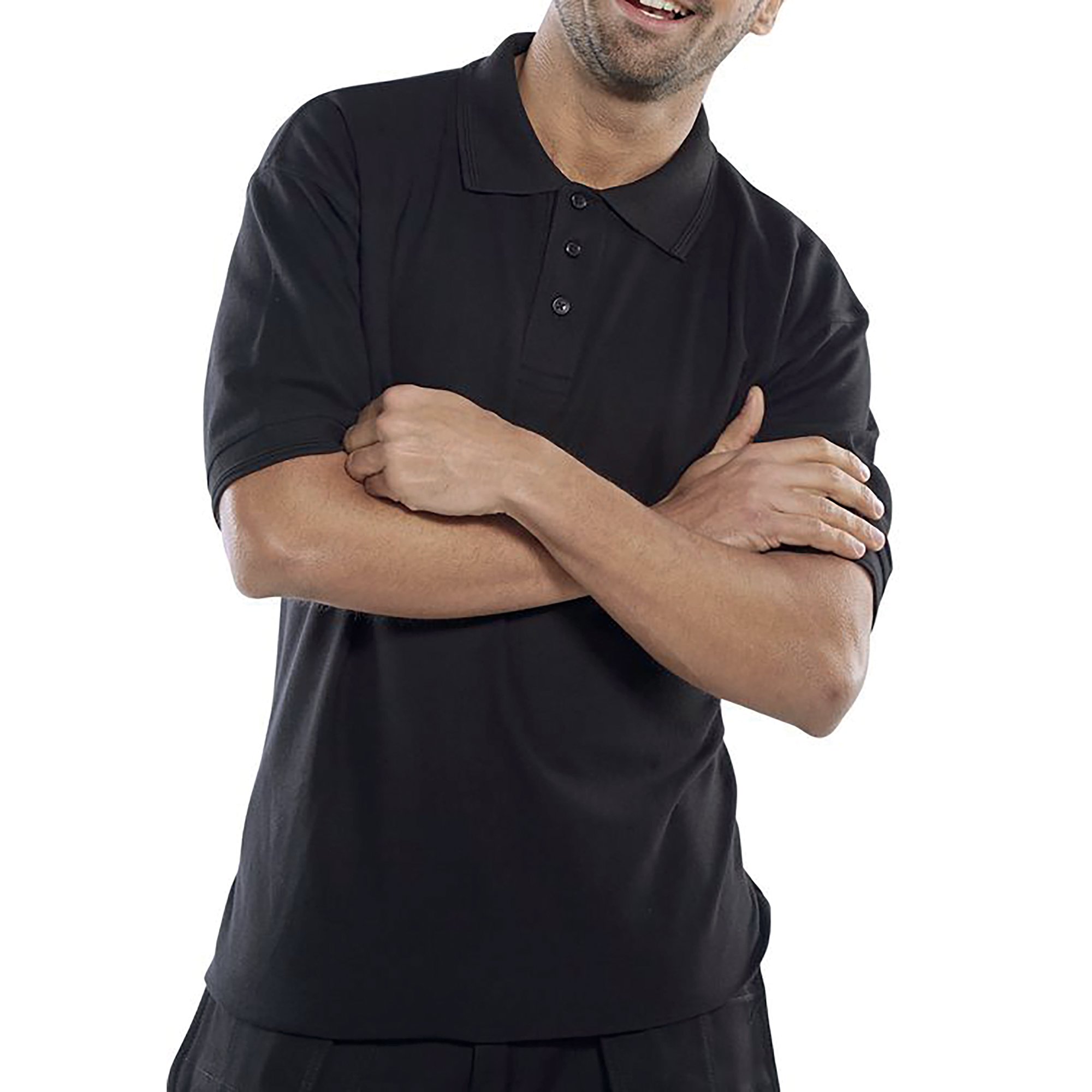 CLICK PREMIUM PK POLO SHIRT BLK M