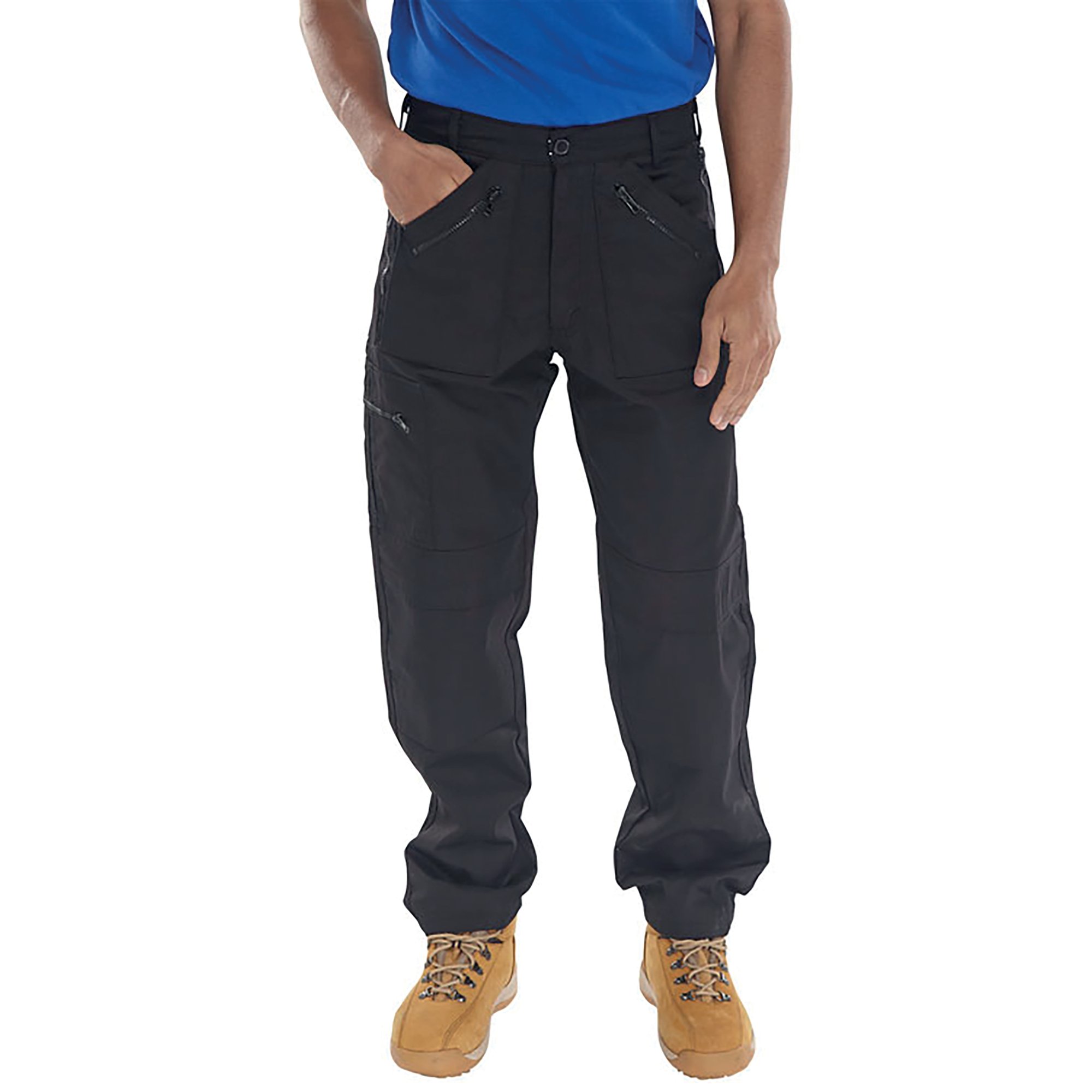 ACTION WORK TROUSERS BLACK 34T