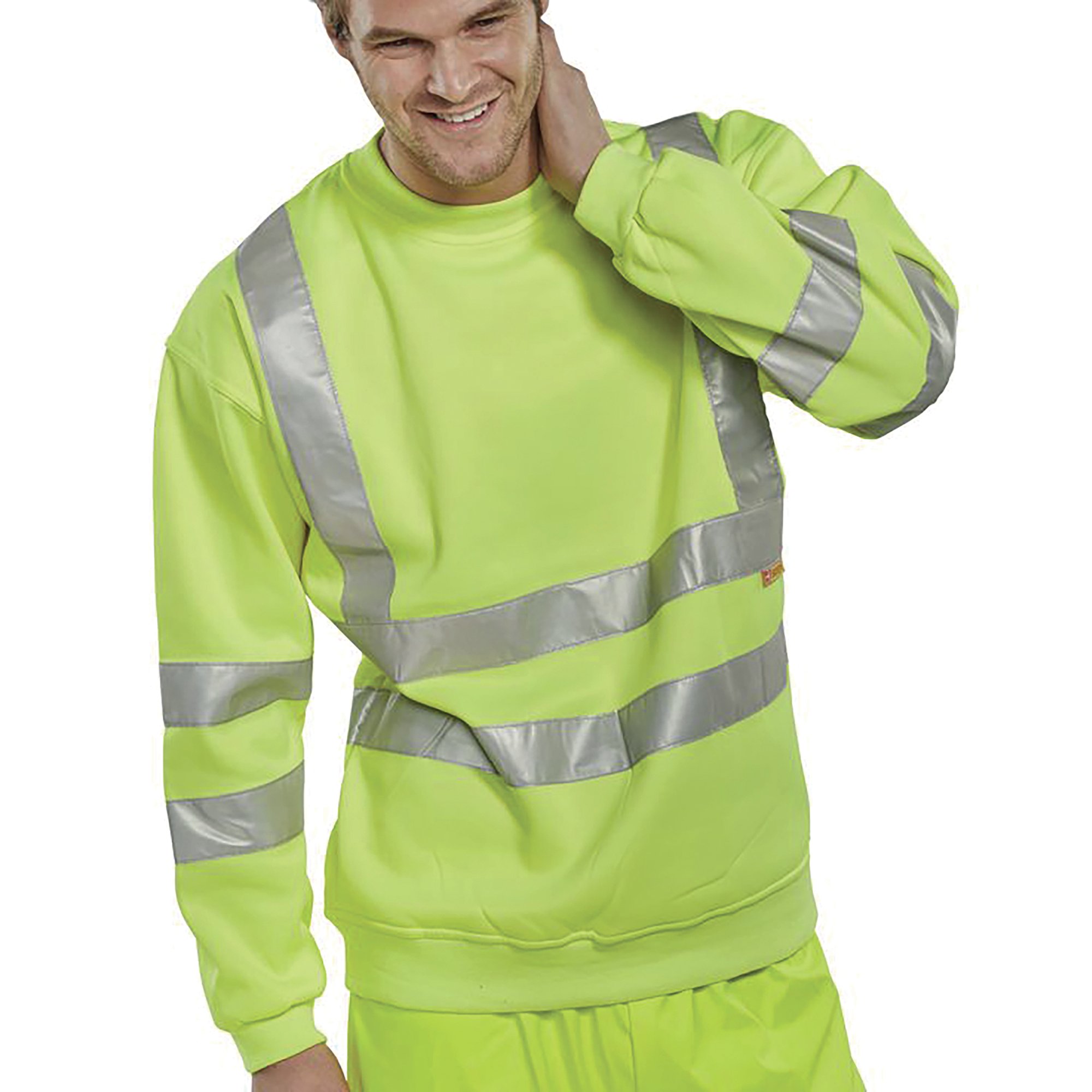 BEESWIFT HI VIS SWEATSHIRT SYLW 2XL