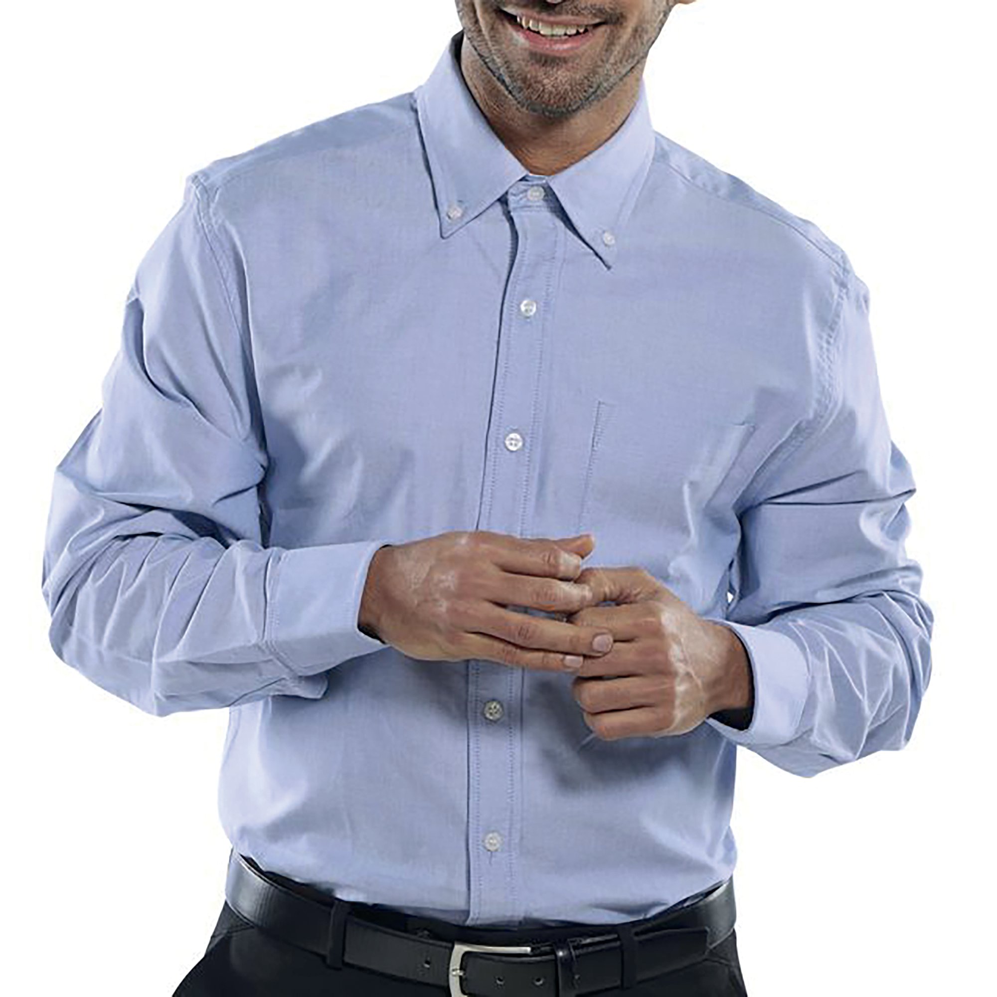 OXFORD LONG SLEEVE SHIRT BLUE 15.5