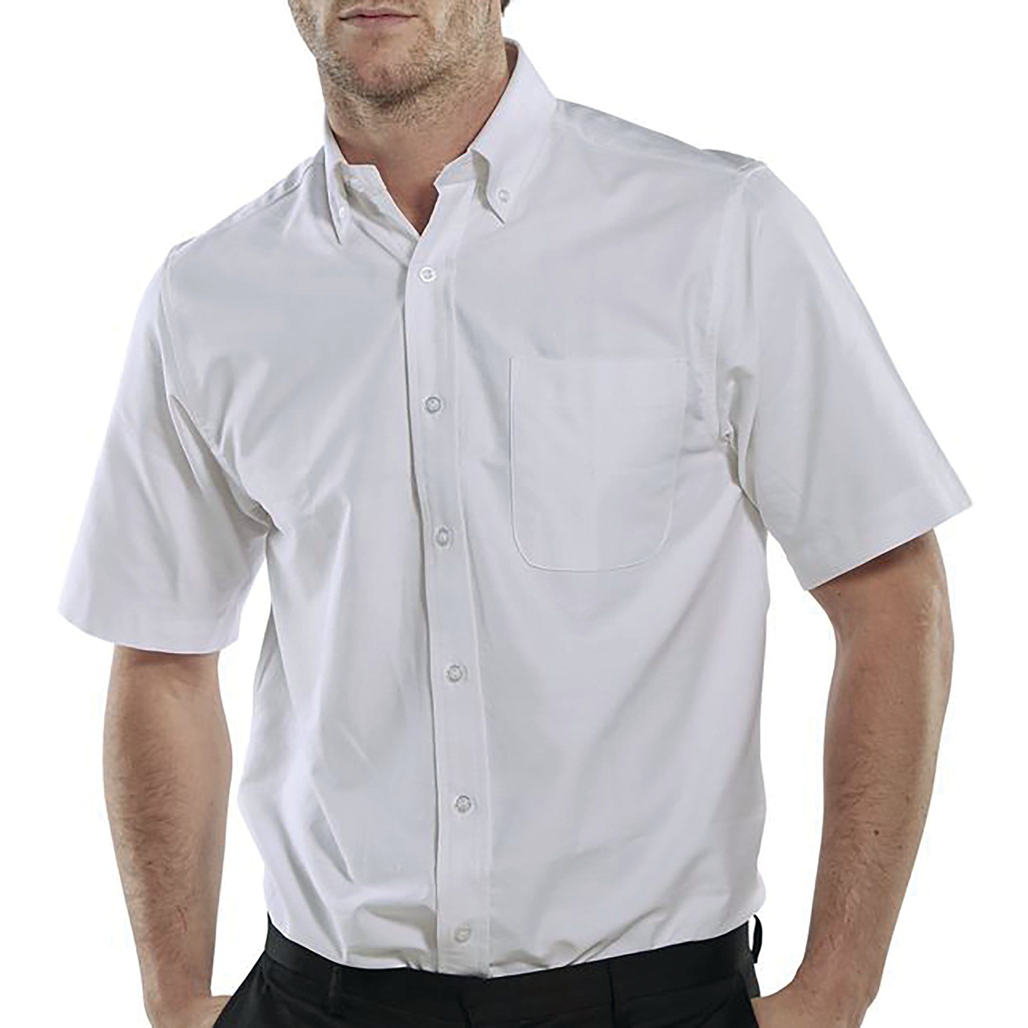 OXFORD SHORT SLEEVE SHIRT WHITE 15