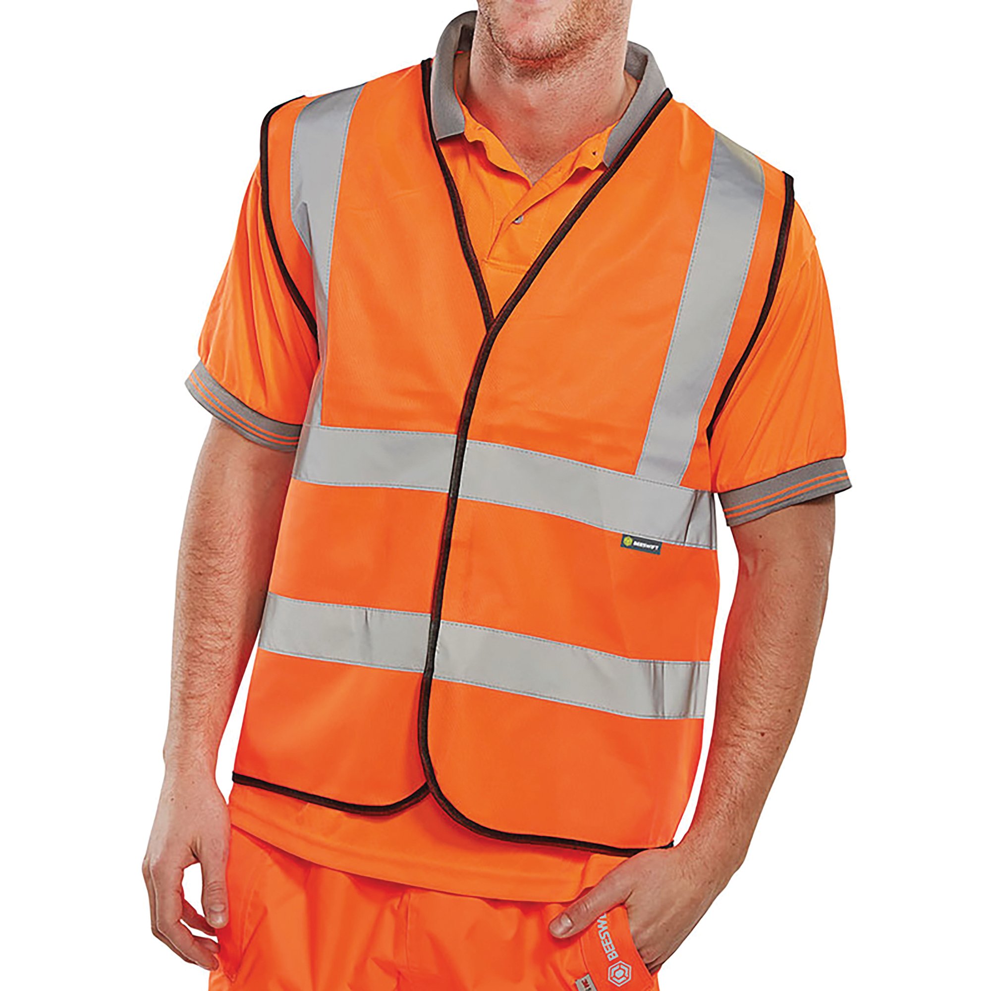HI VIS WAISTCOAT APP G ORANGE S