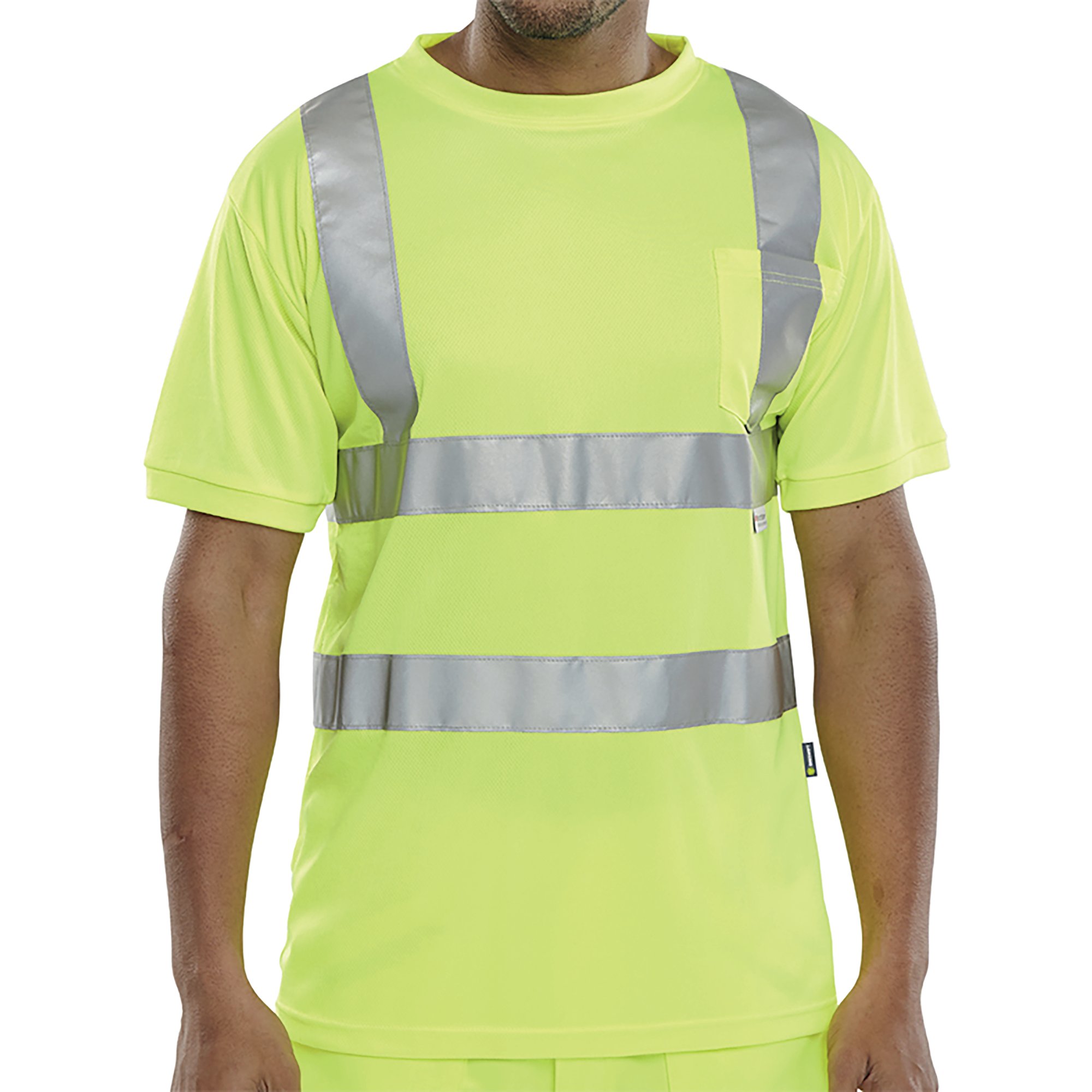 CREW NECK T-SHIRT SYELLOW SM