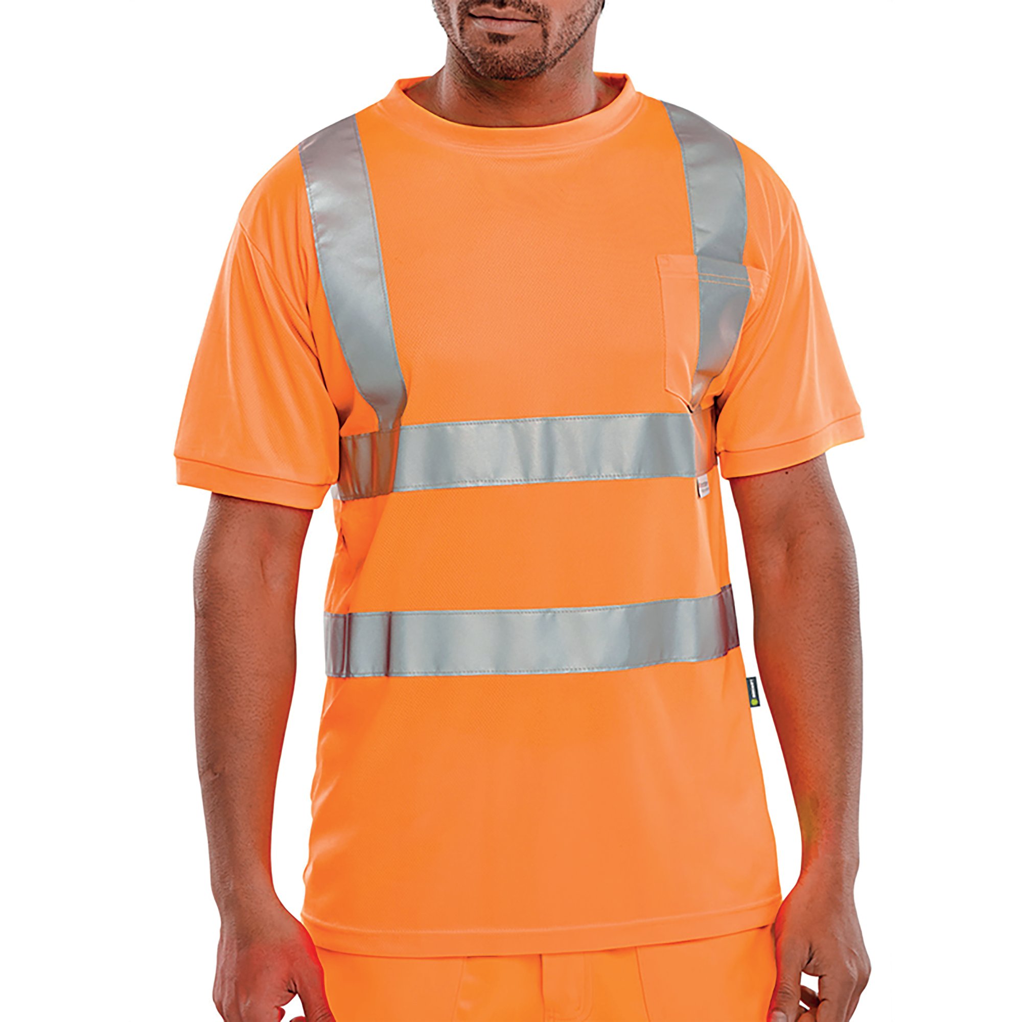 CREW NECK T-SHIRT ORANGE SZ 5XL