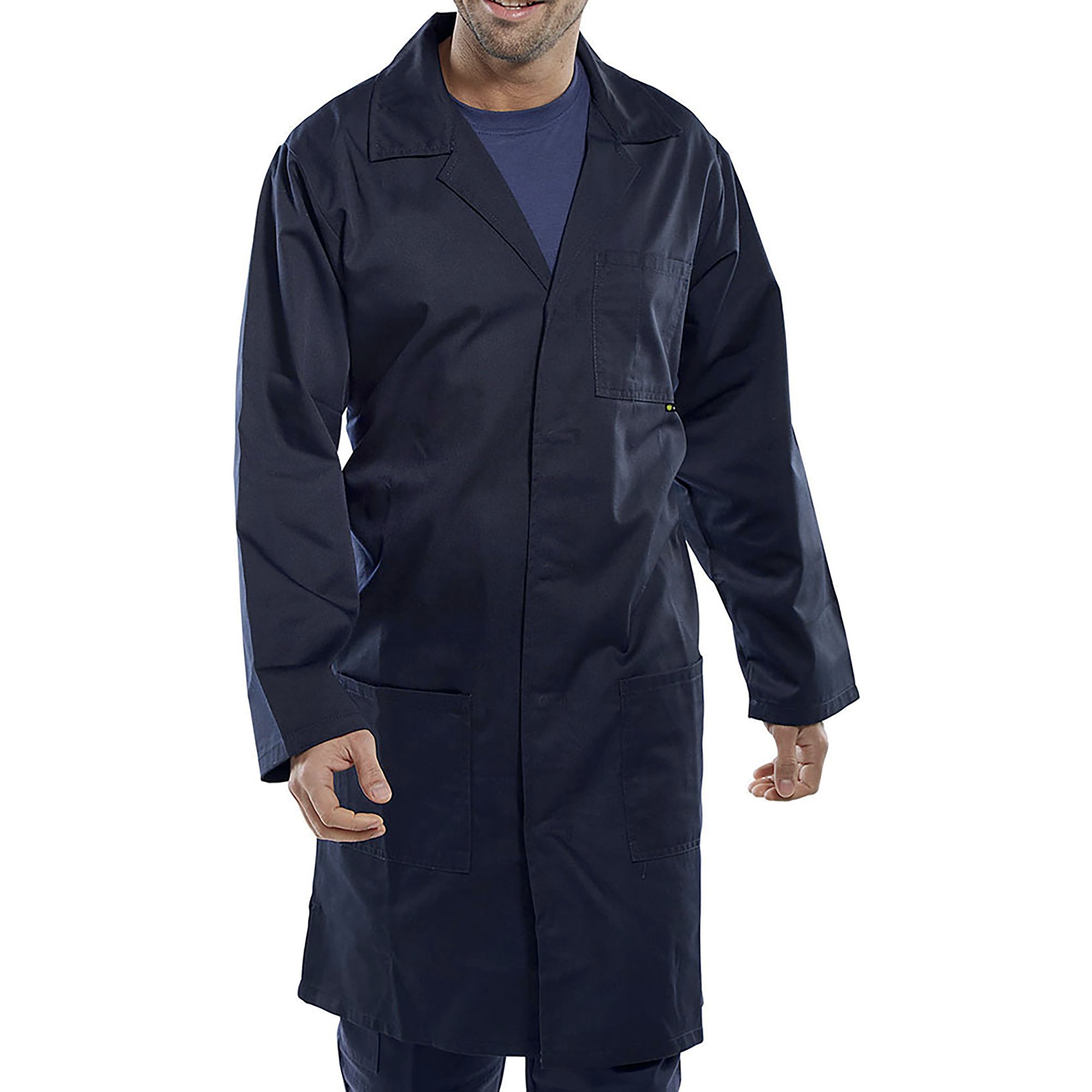 CLICK PC WAREHOUSE COAT NAVY BLUE 32