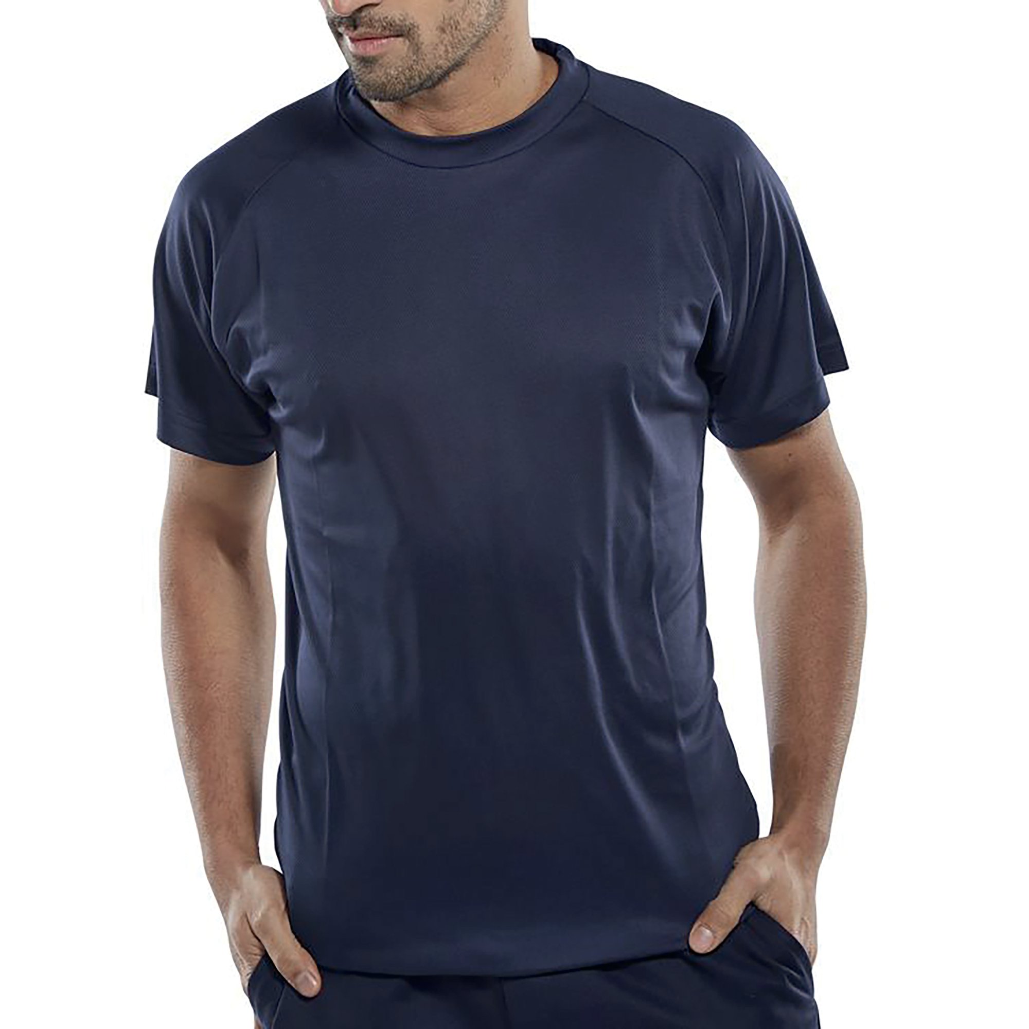 BEESWIFT T-SHIRT NAVY SIZE 2XL