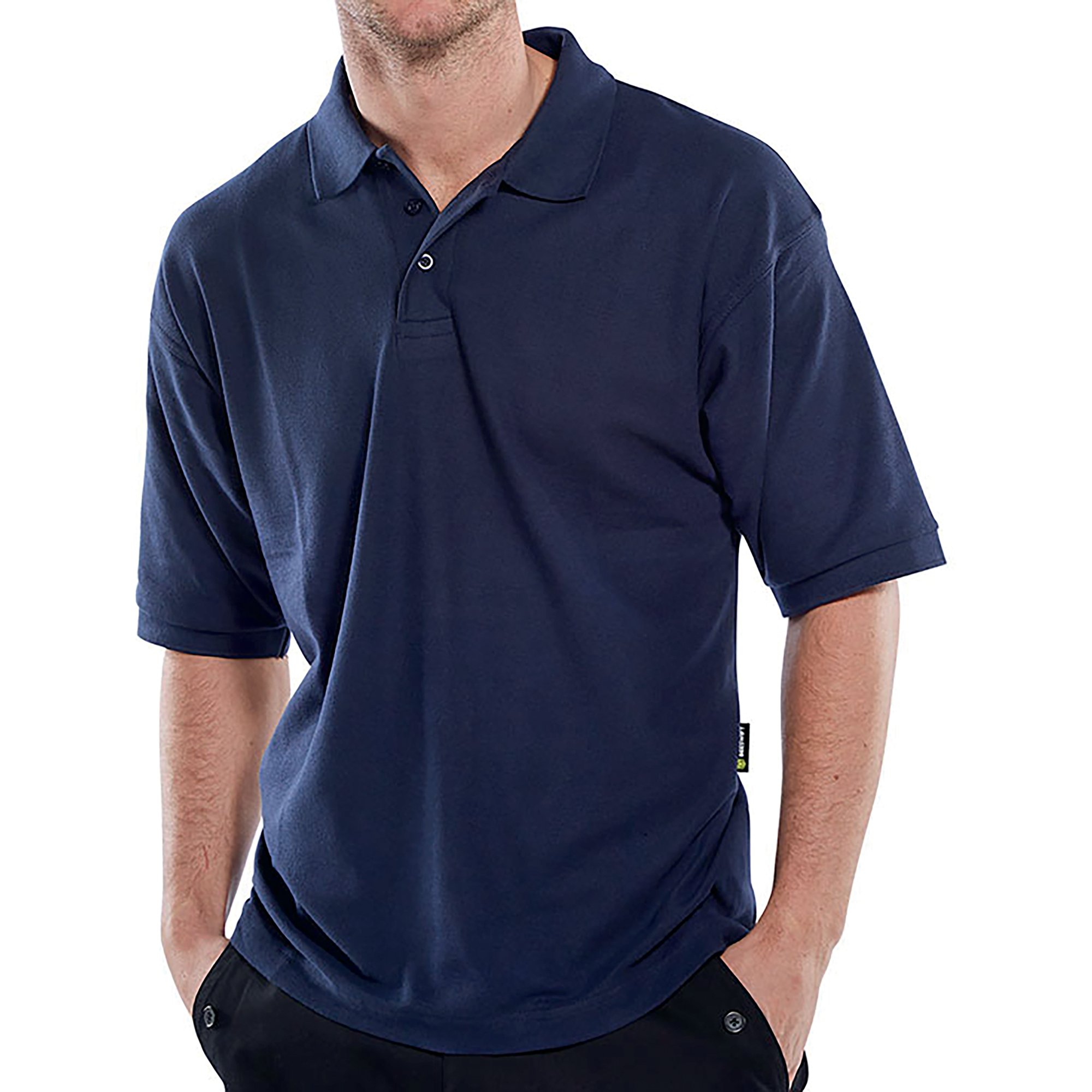 BEESWIFT CLICK POLO SHIRT NAVY 4XL