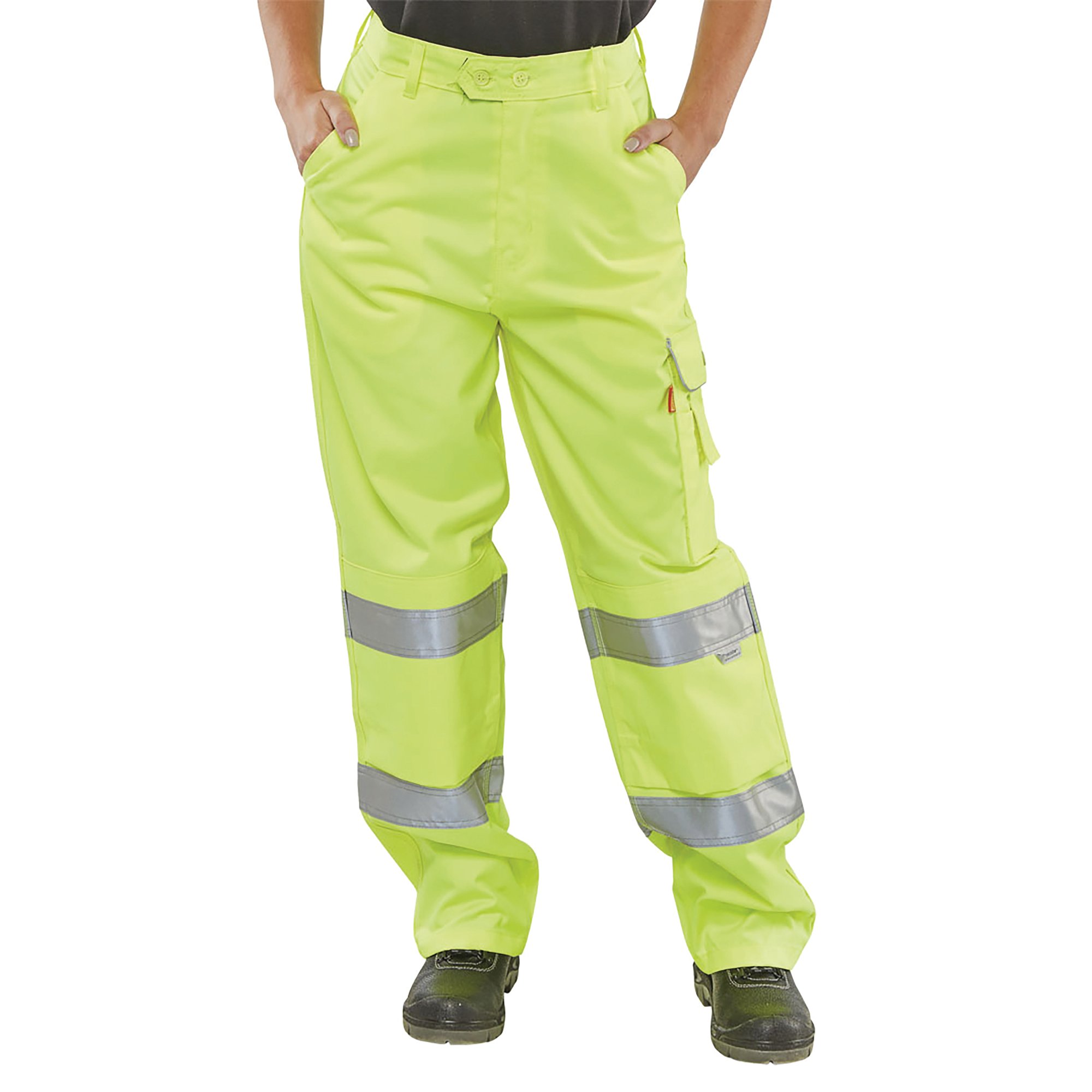 LADIES HI VIS PCOT TROUSERS SYLW 26