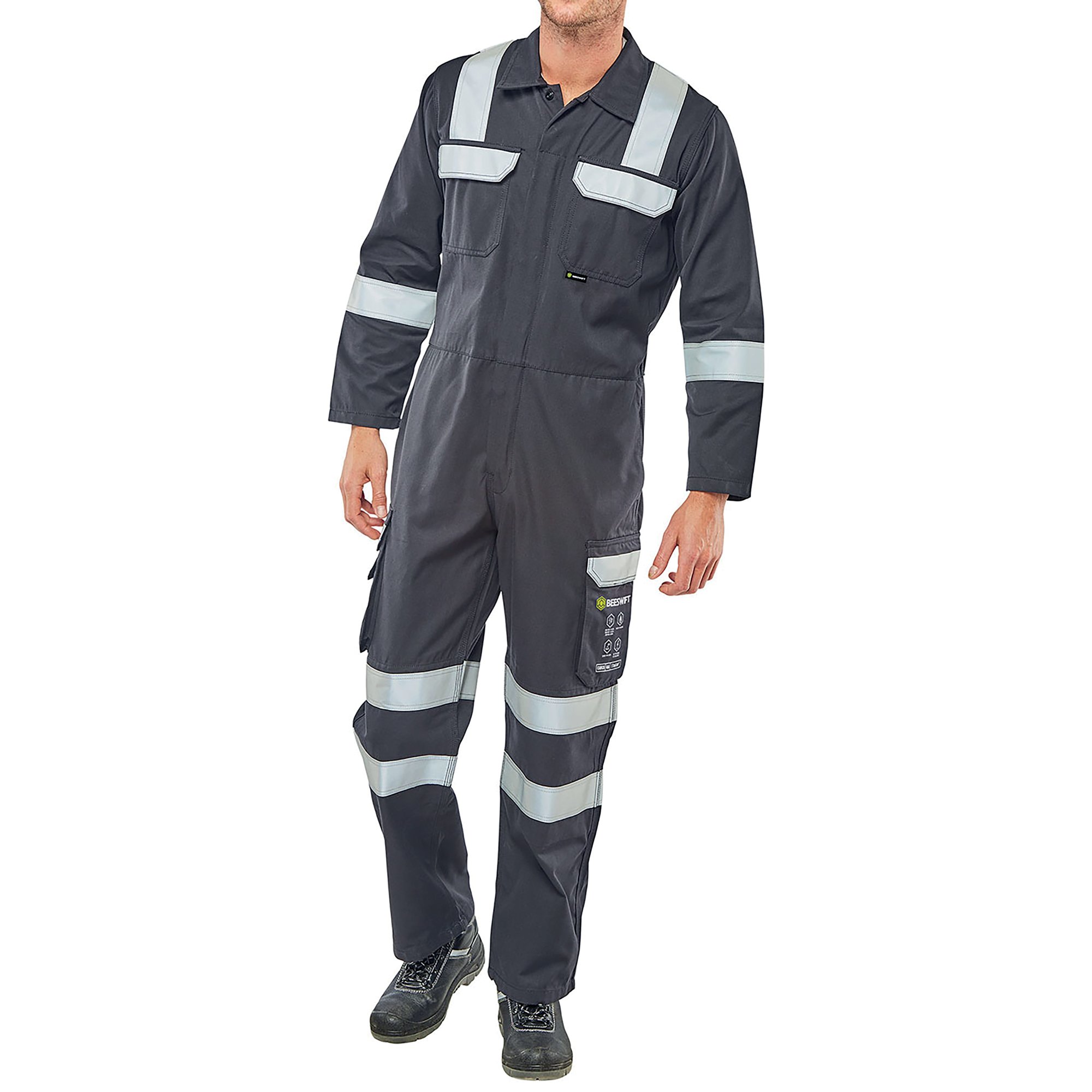 ARC COMPLIANT FLASH COVERALL NBLU 38