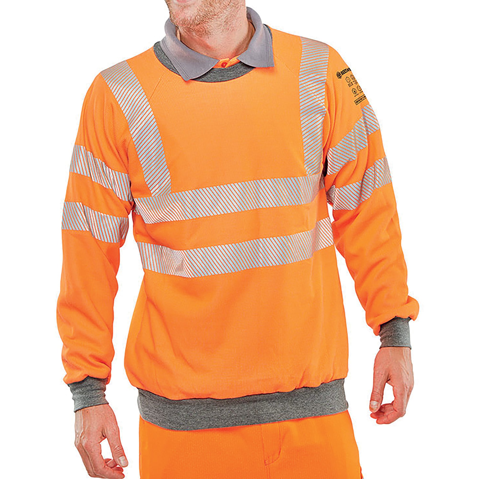 ARC GO/RT HI VIS SWEATSHIRT ORG L