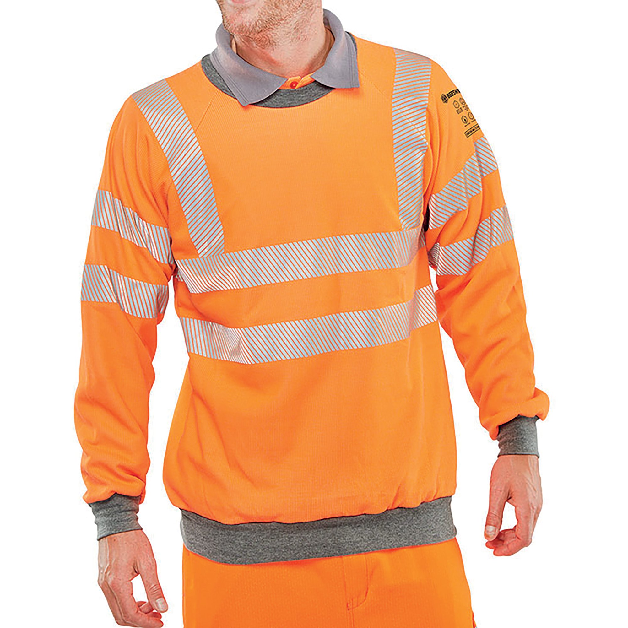ARC GO/RT HI VIS SWEATSHIRT ORG S