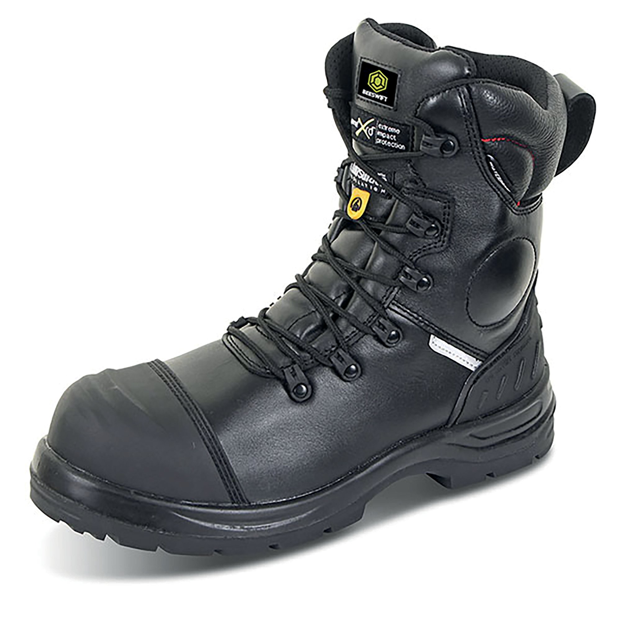 CLICK TRENCHER SAF BOOTS 1PR BLK 6