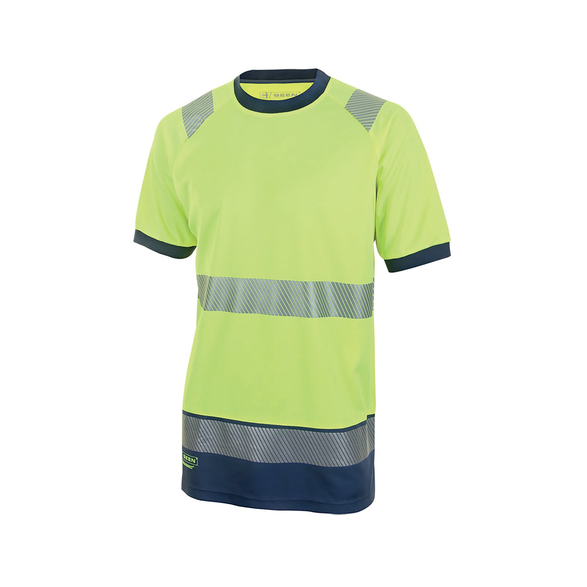 HI VIS SSLEEVE T-SHIRT SYLW/NBLU M