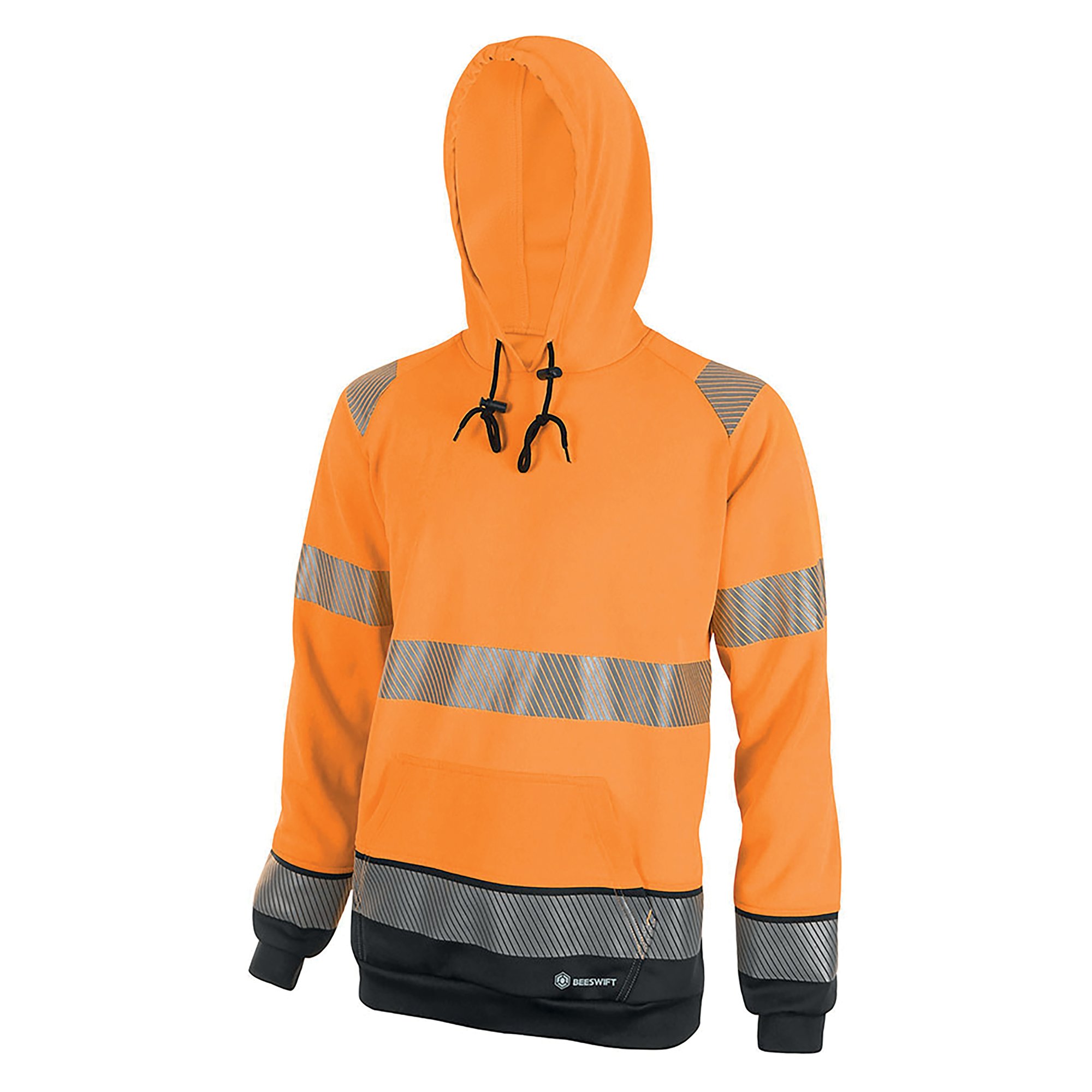 HI VIS SWEATSHIRT ORANGE/BLACK 4XL