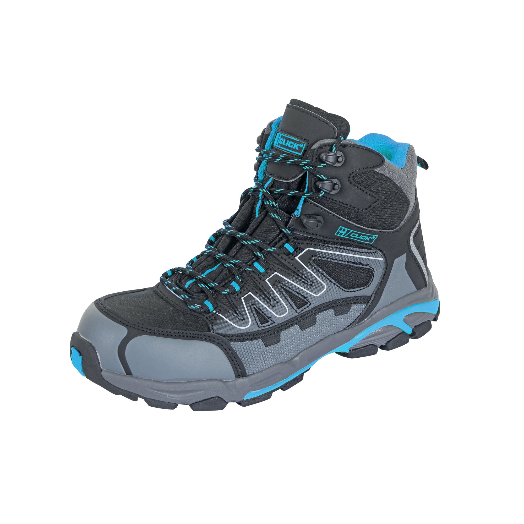 HIKER S3 SAFETY BOOTS 1PR BLK/BLU 6