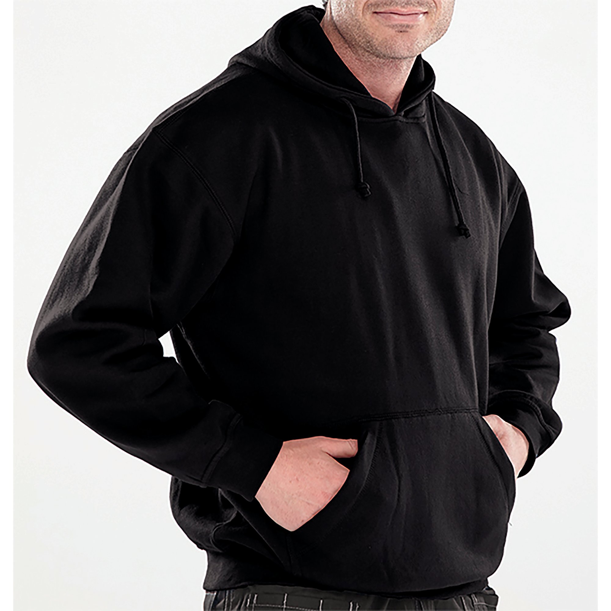 HOODED SWEATSHIRT BLACK M