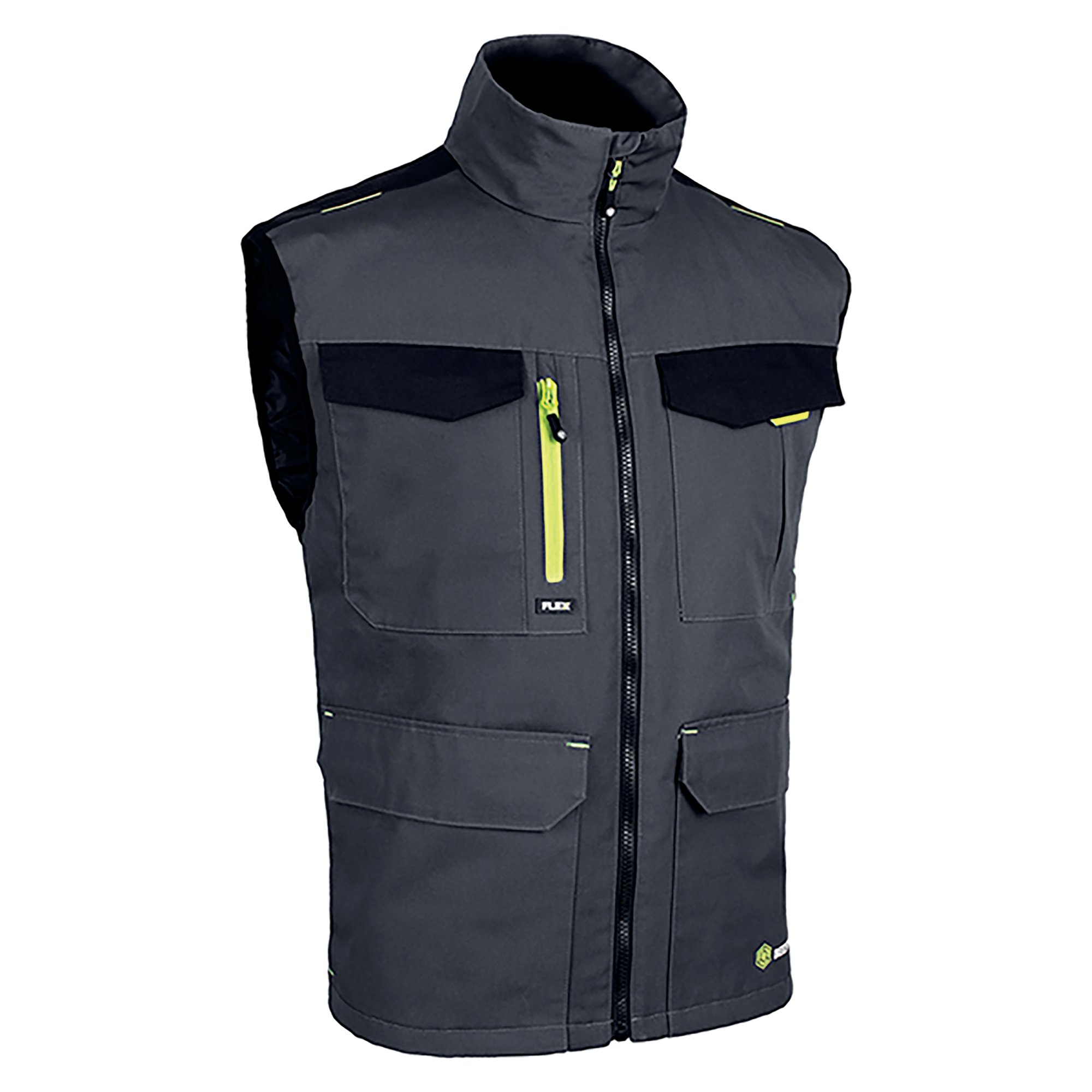 FLEXWORKWEAR GILET GREY/BLACK 4XL