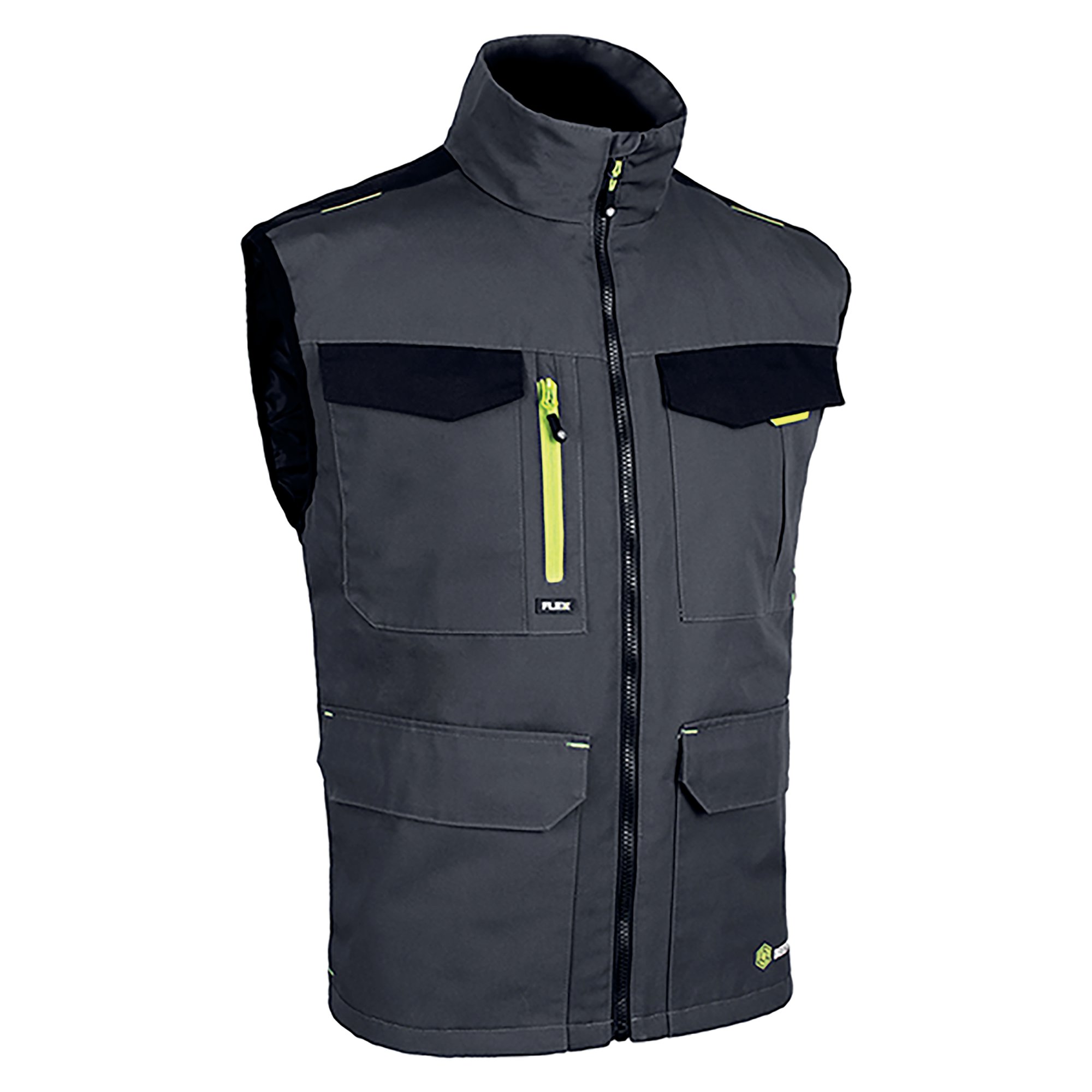 FLEXWORKWEAR GILET GREY/BLACK 2XL