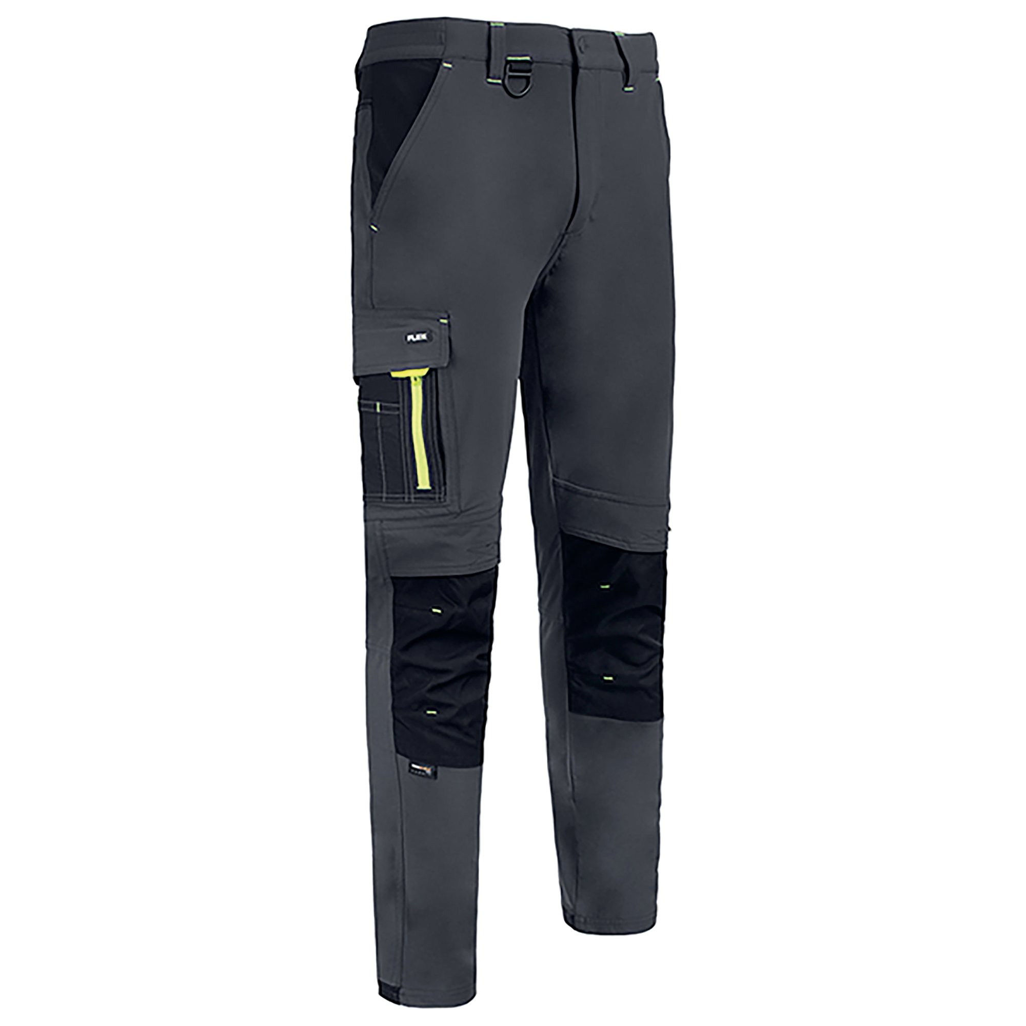 FLEXWORKWEAR TROUSERS GREY/BLK 34S