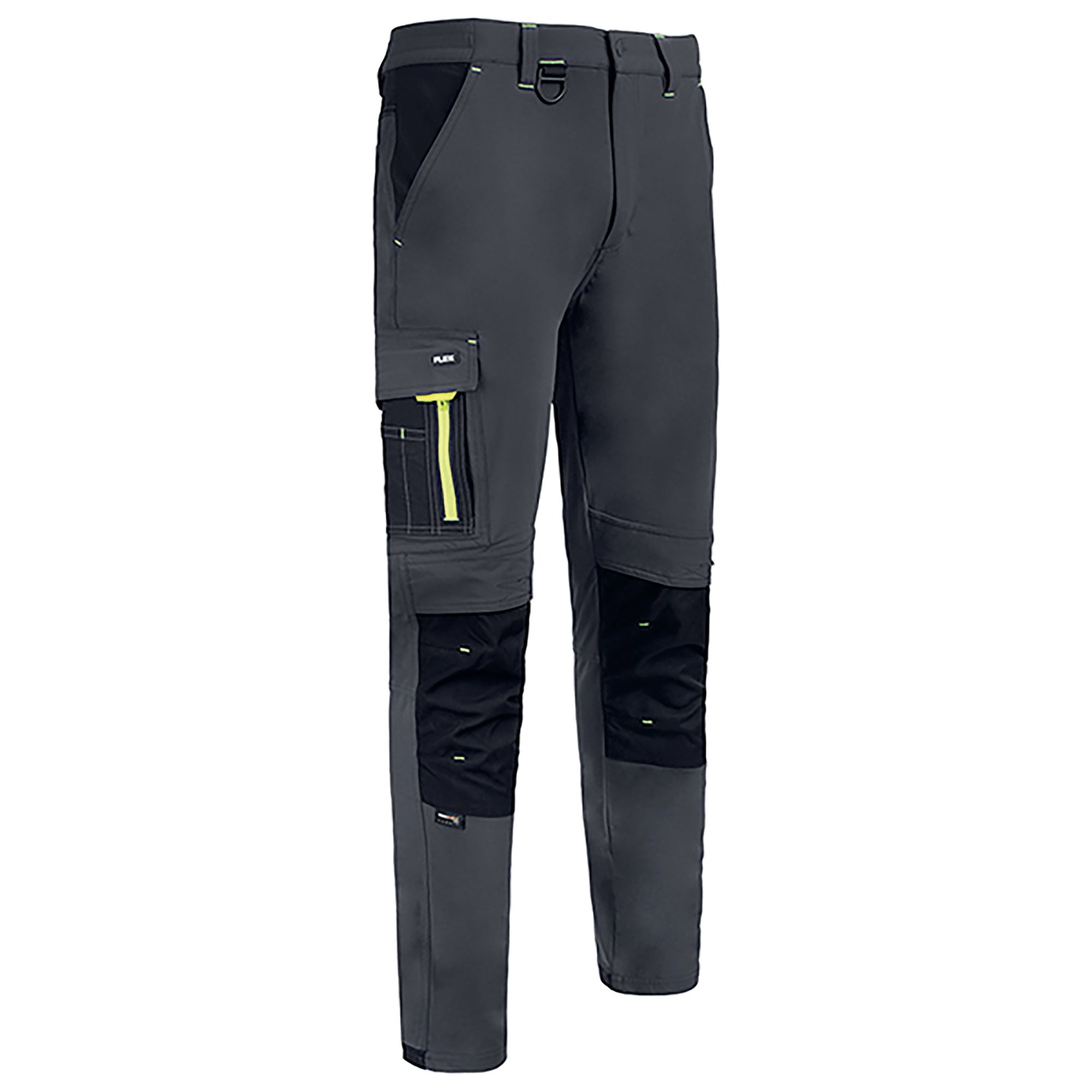 FLEXWORKWEAR TROUSERS GREY/BLK 40S