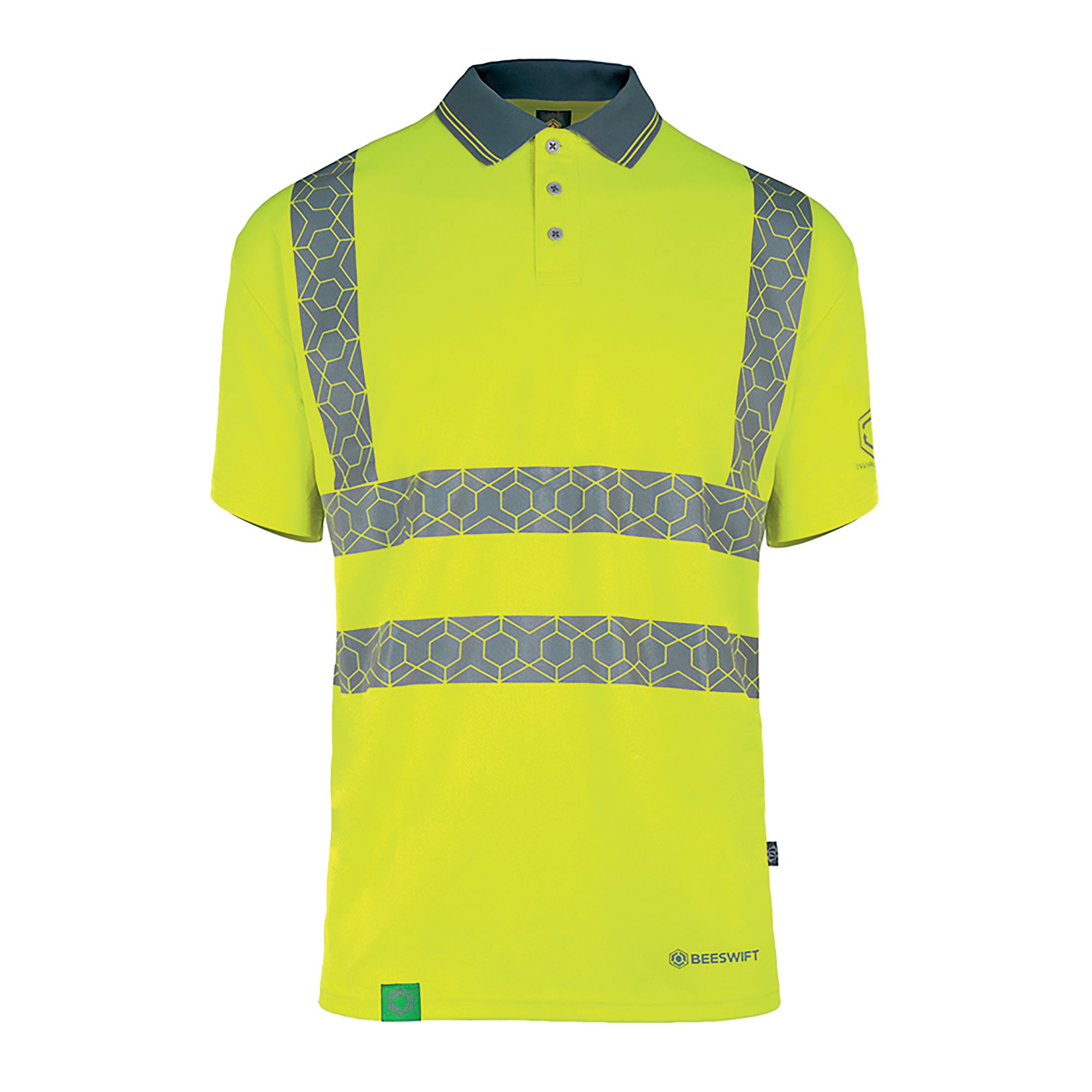 ENVIROWEAR HI VIS POLO S/YELLOW 3XL