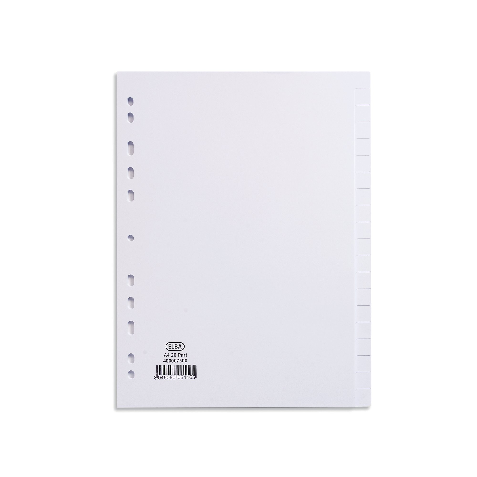 ELBA DIVID A4 20PT CARD 160G WHT