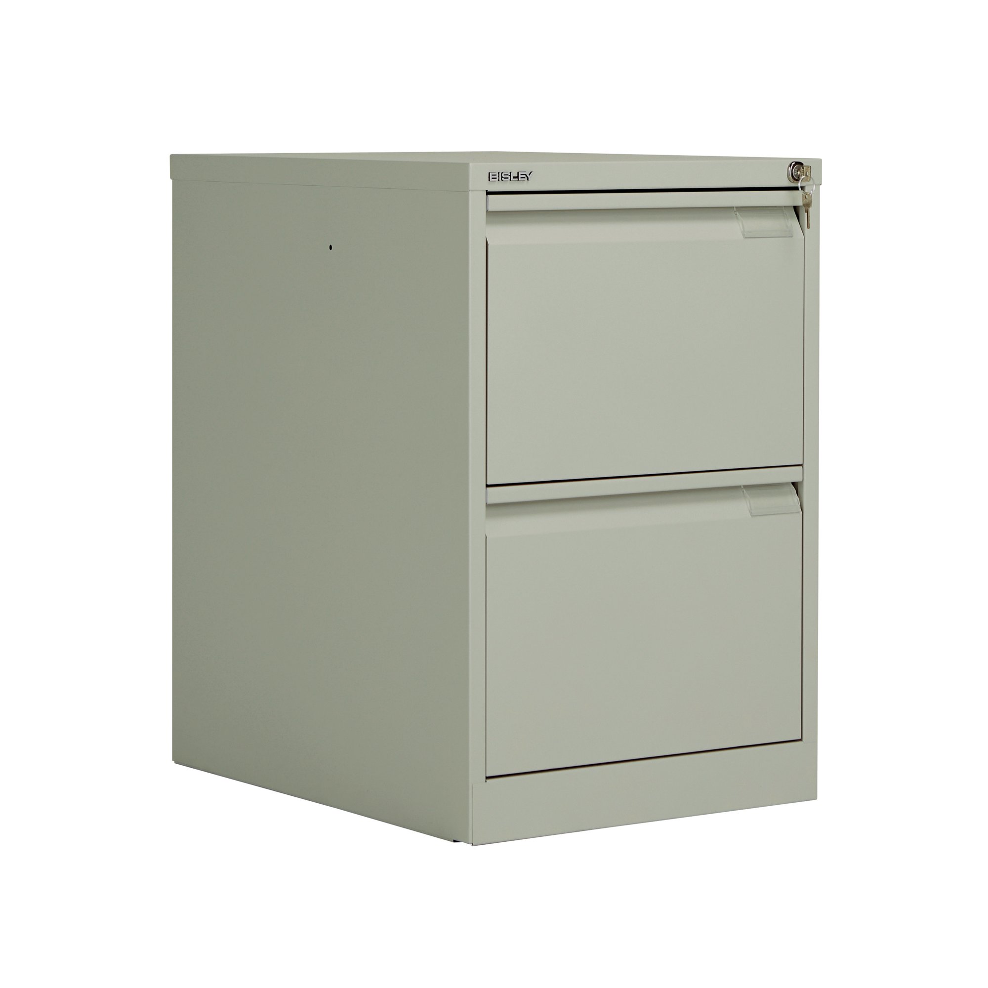 BISLEY 2 DRW FILING CAB GOOSE GREY