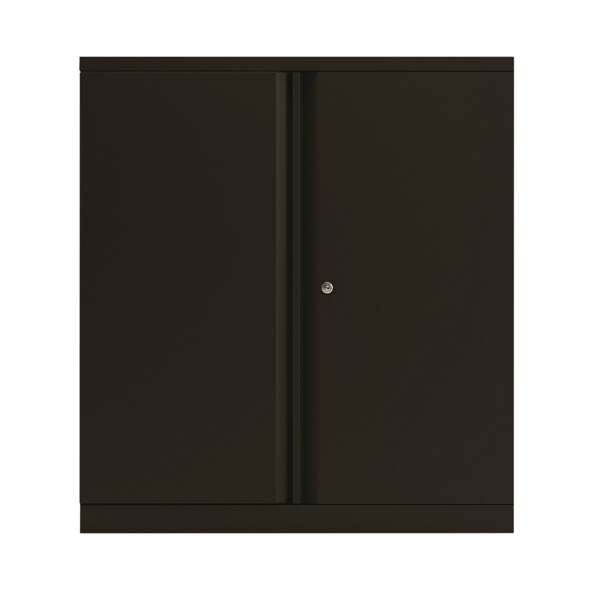 BISLEY 2 DOOR CUPBOARD BLACK