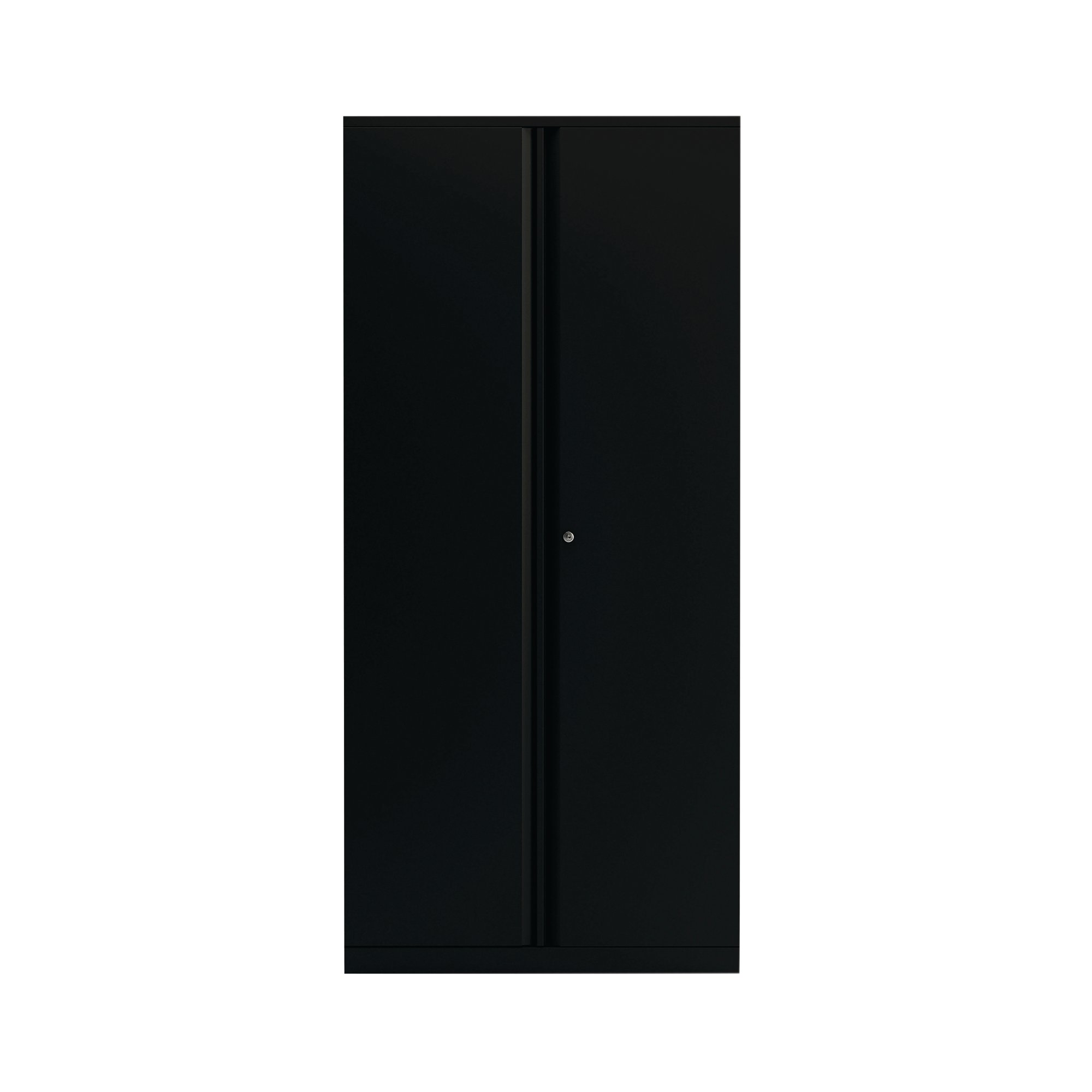 BISLEY 2 DOOR CUPBOARD BLACK