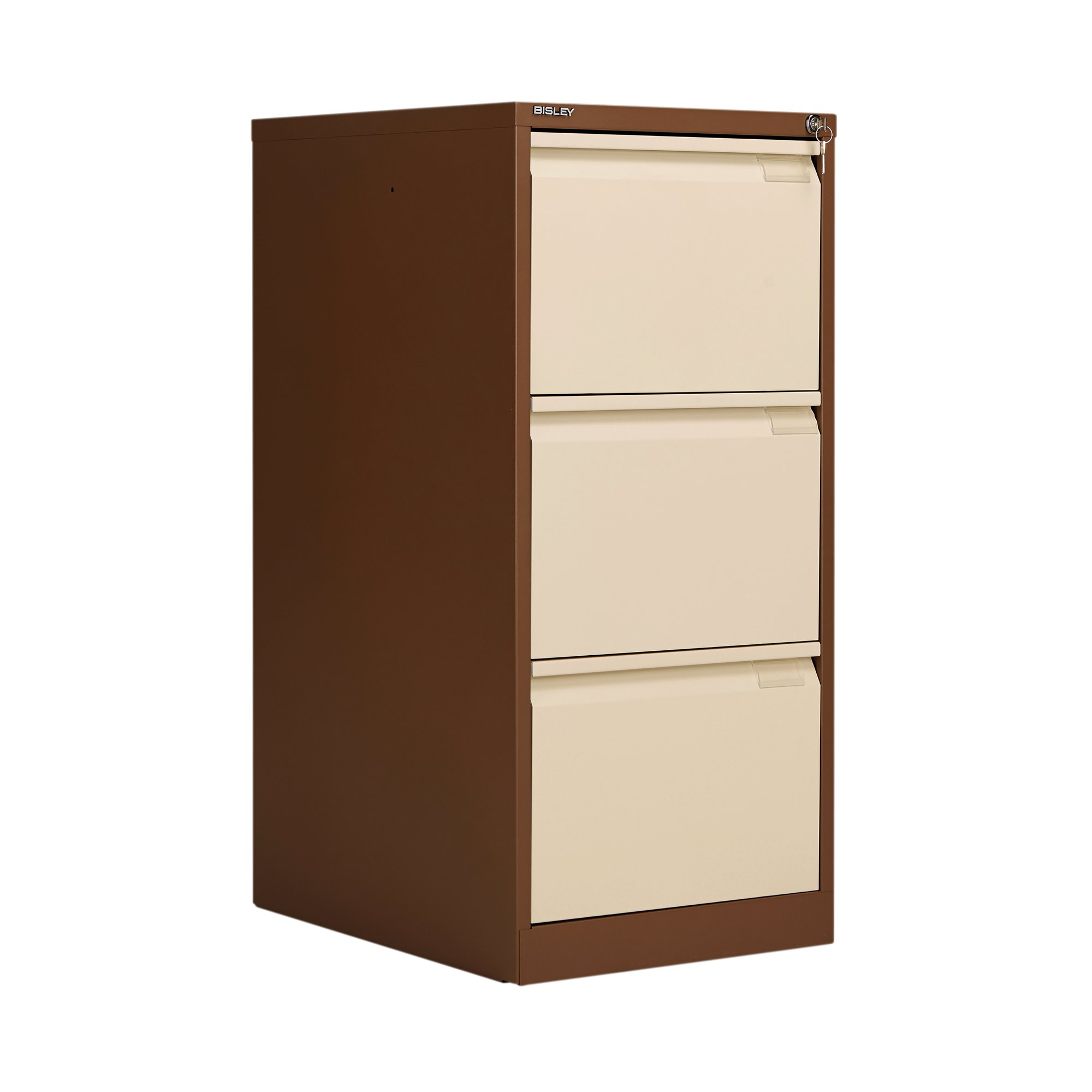 BISLEY 3 DRW FILING CAB COFFEE/CREAM