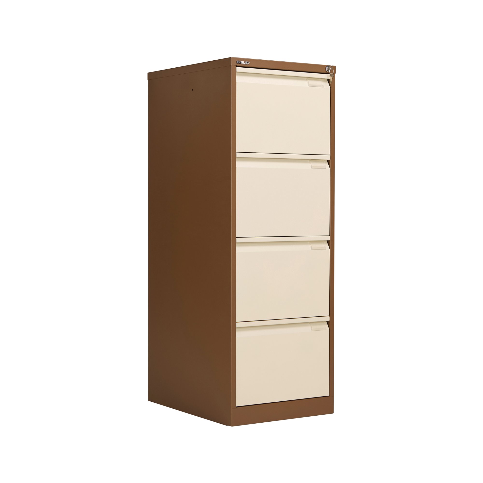 BISLEY 4 DRW FILING CAB COFFEE/CREAM