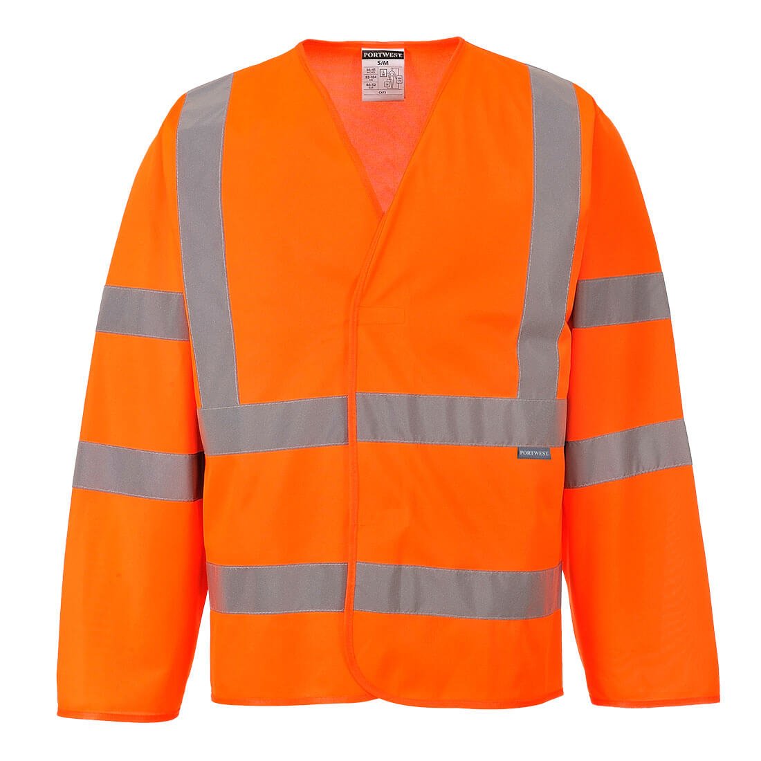 HIVIS BANDBRACE JKT LS OG S/M PK15