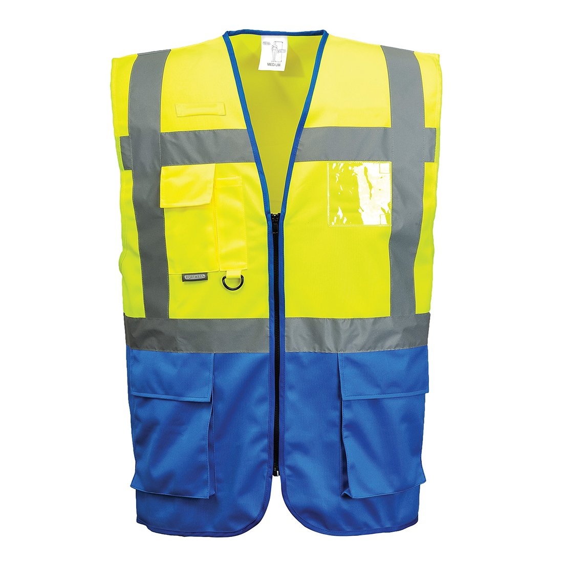 WARSAW HI-VIS VEST YLW/RO XXL PK10