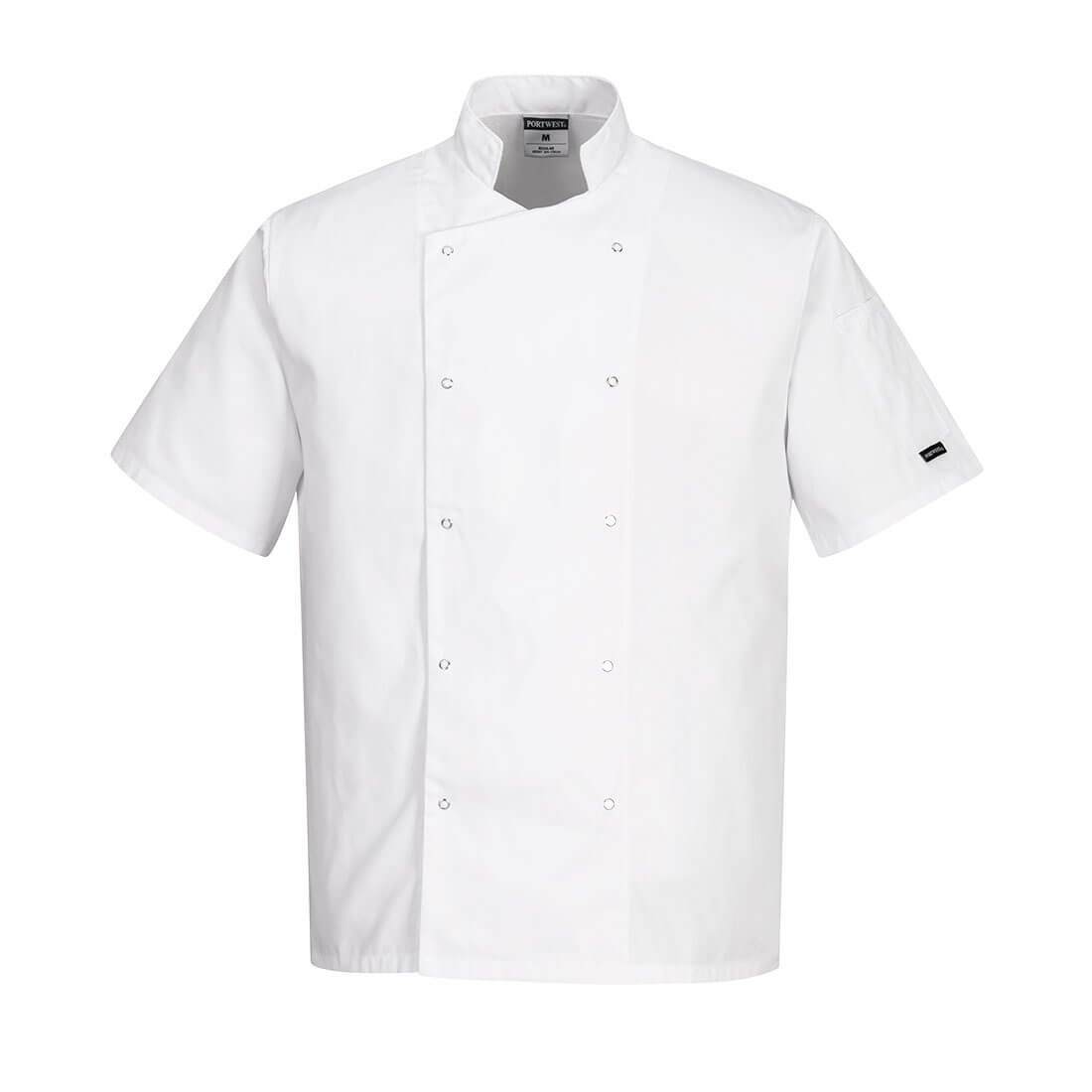 CUMBRIA CHEFS JACKET S/S WHITE M