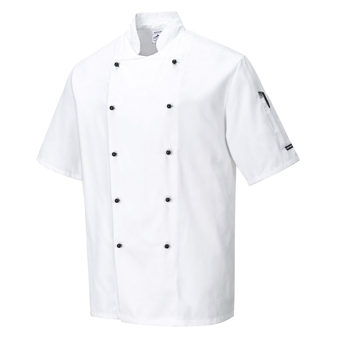 KENT CHEFS JACKET S/S WHITE L