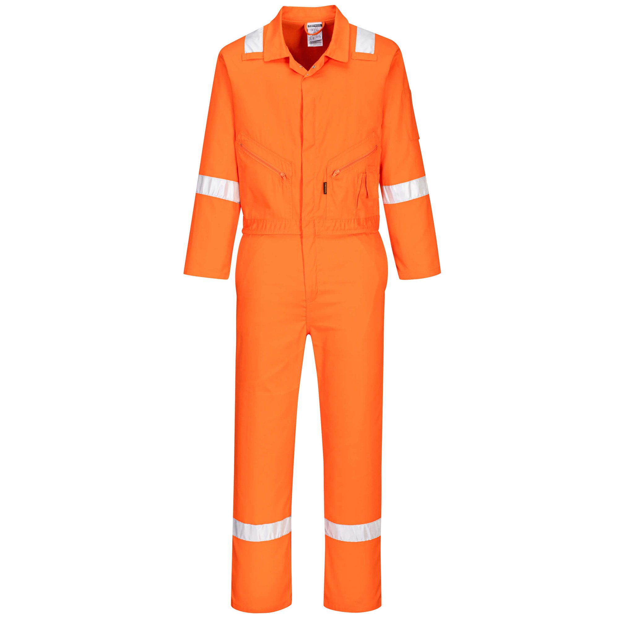 IONA COTTON COVERALL ORANGE XXL
