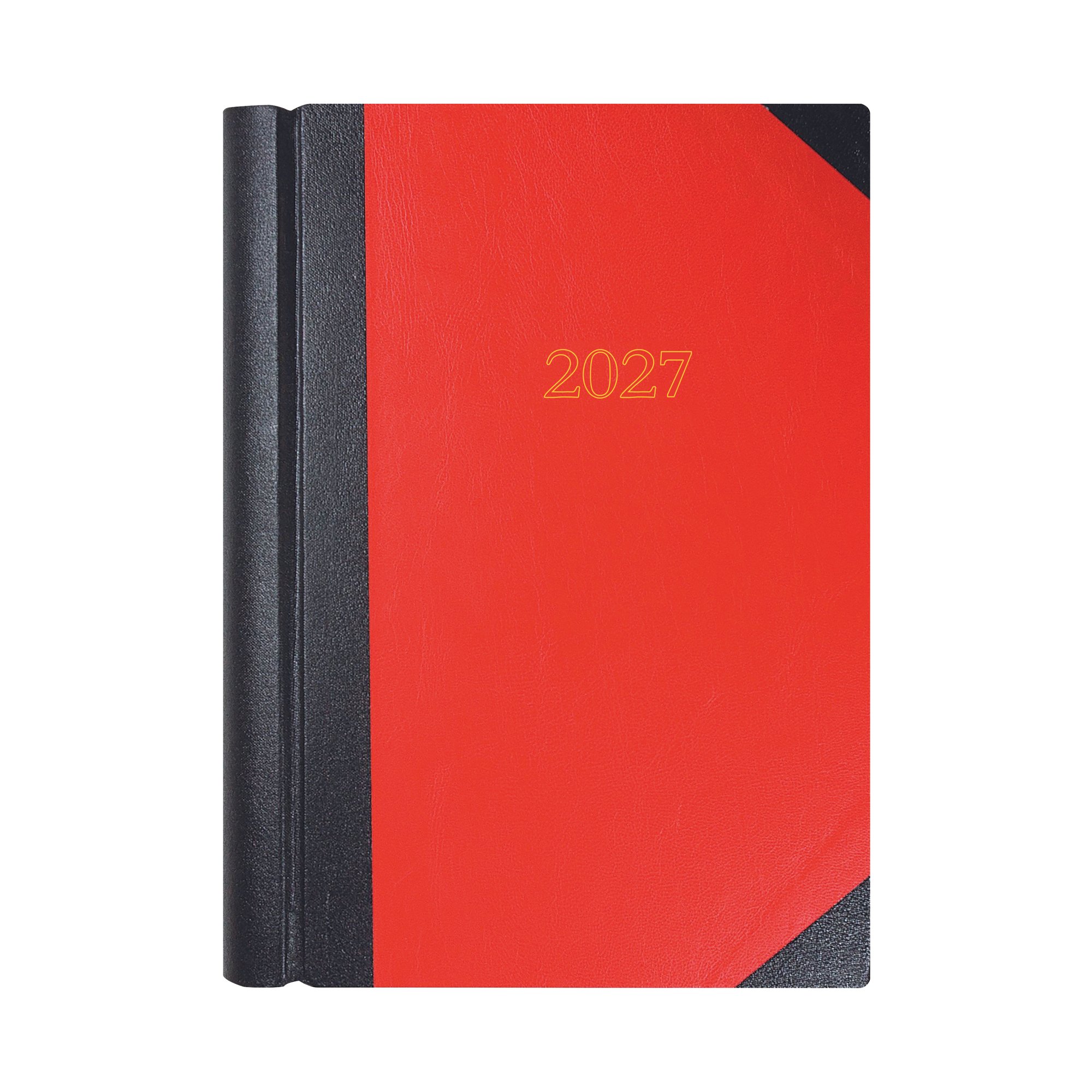 COLLINS A4 DESK DIARY 2PPD BLK/RD 27