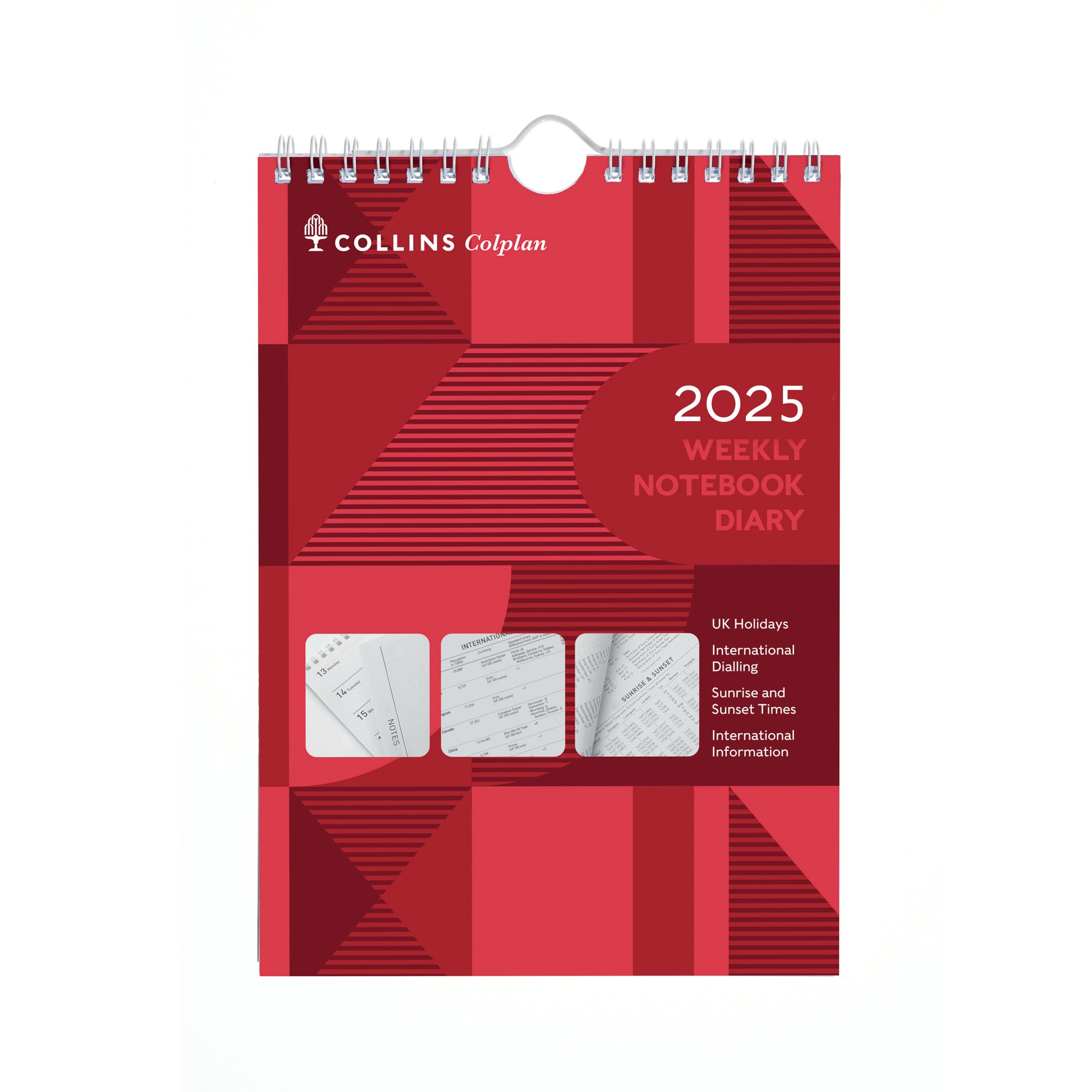 COLLINS WTV NOTEBOOK DIARY 2025