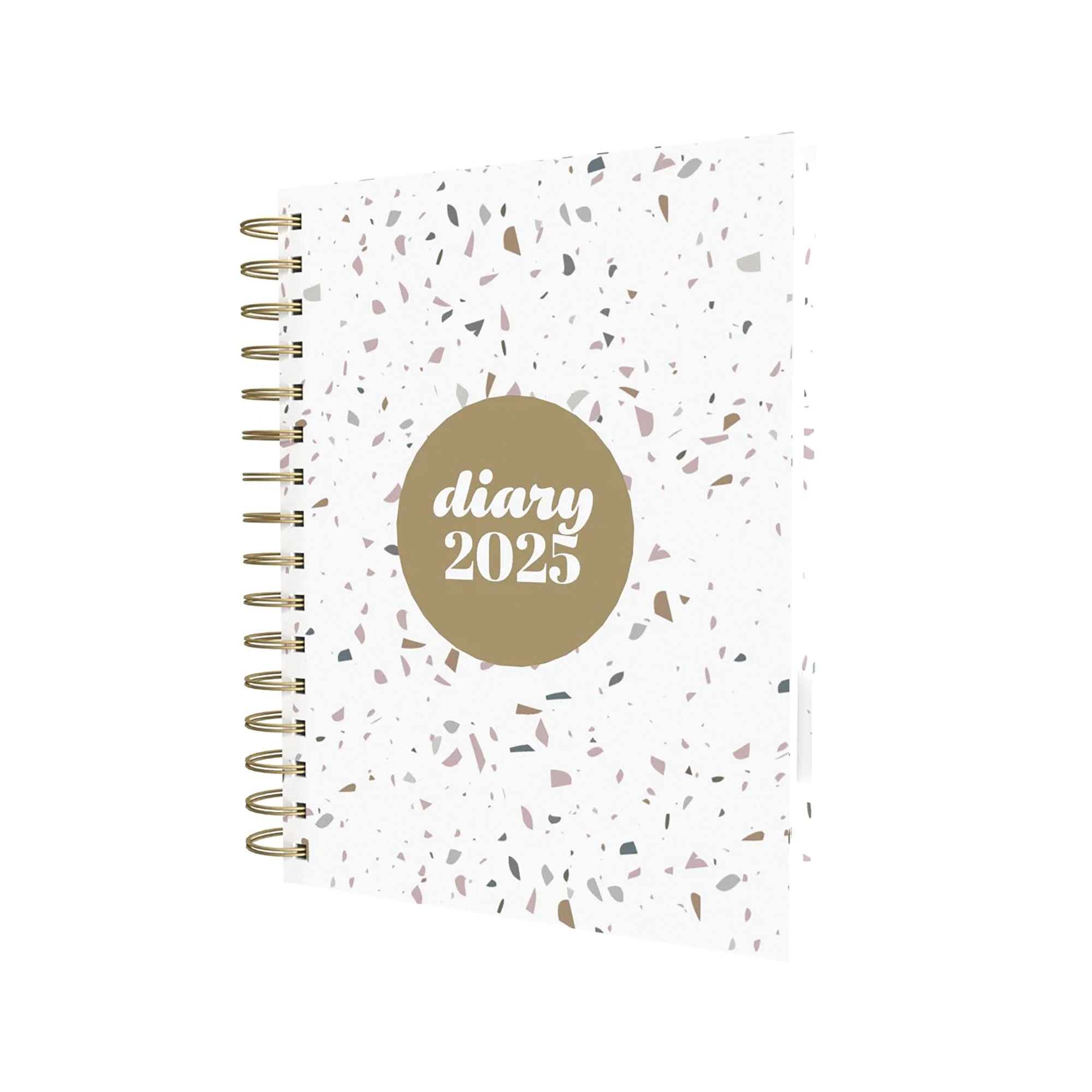 COLLINS DAY TO PAGE DIARY WHITE A5
