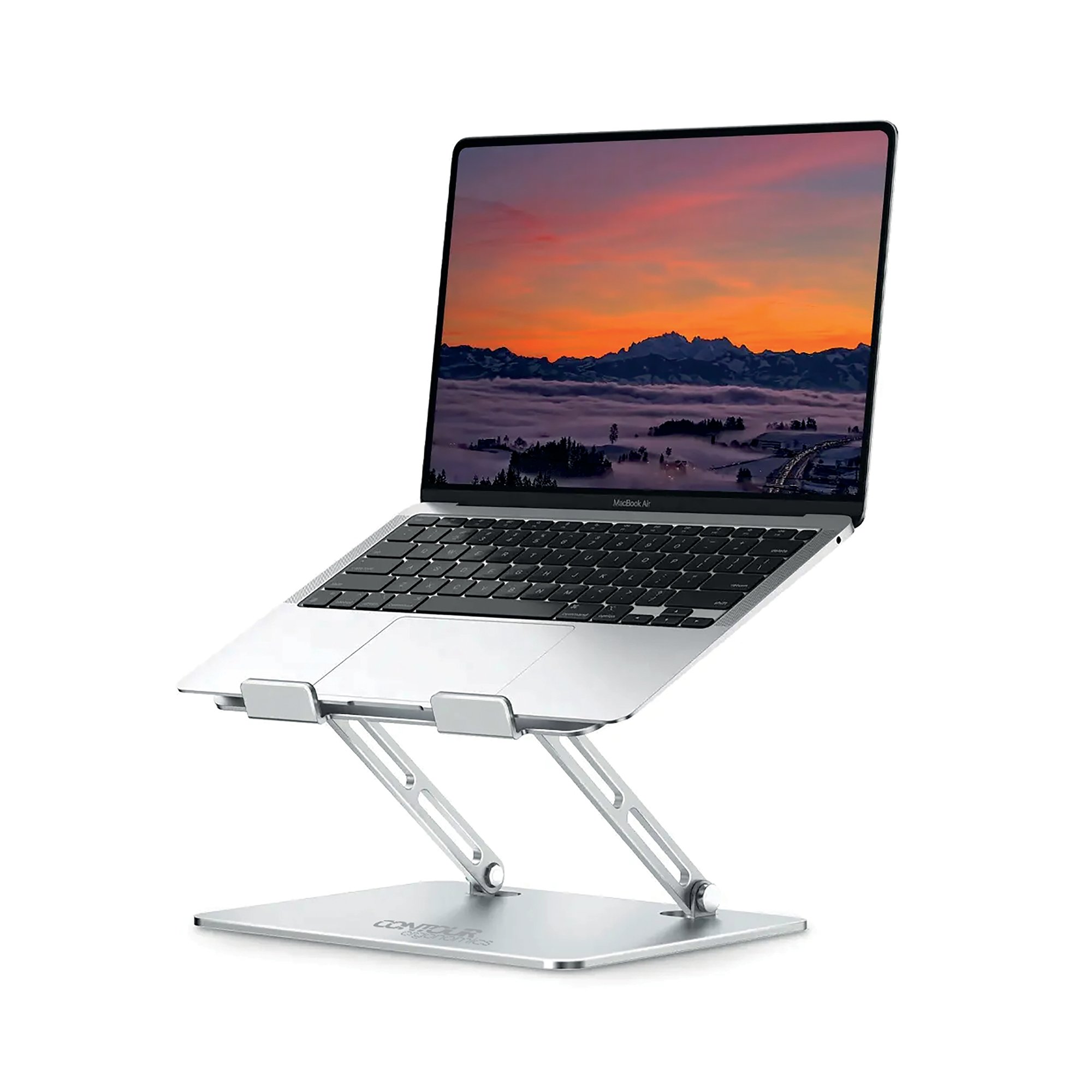 ADJUSTABLE LAPTOP STAND 17IN SILVER