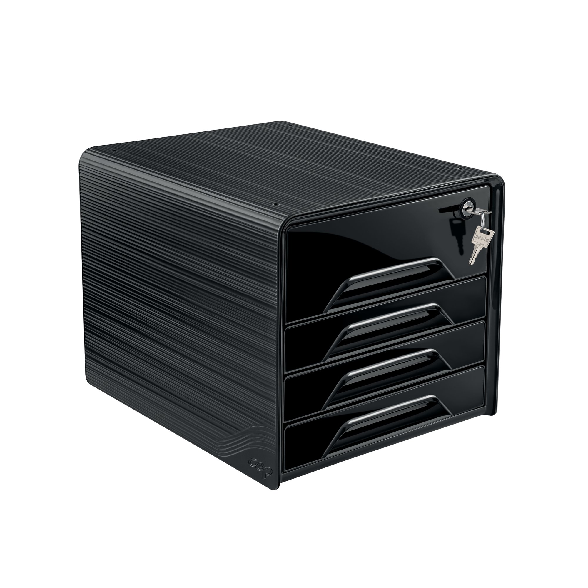 SMOOVE SECURE 4DRAWER MOD W/LOCK BLK