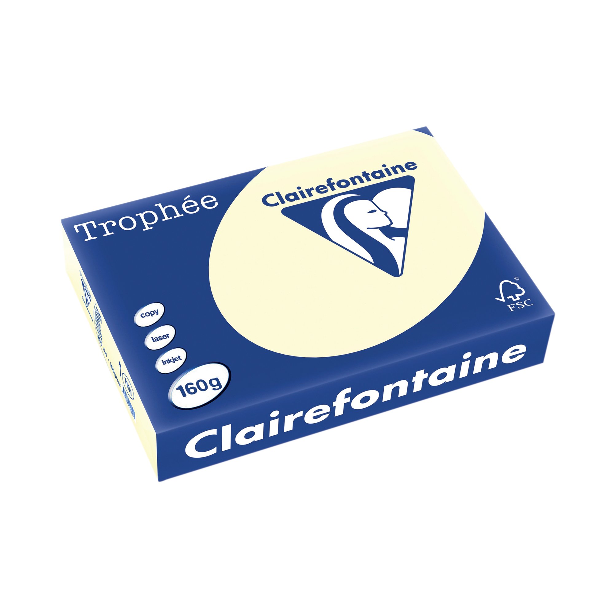 TROPHEE CARD A4 160GM IVORY PK250