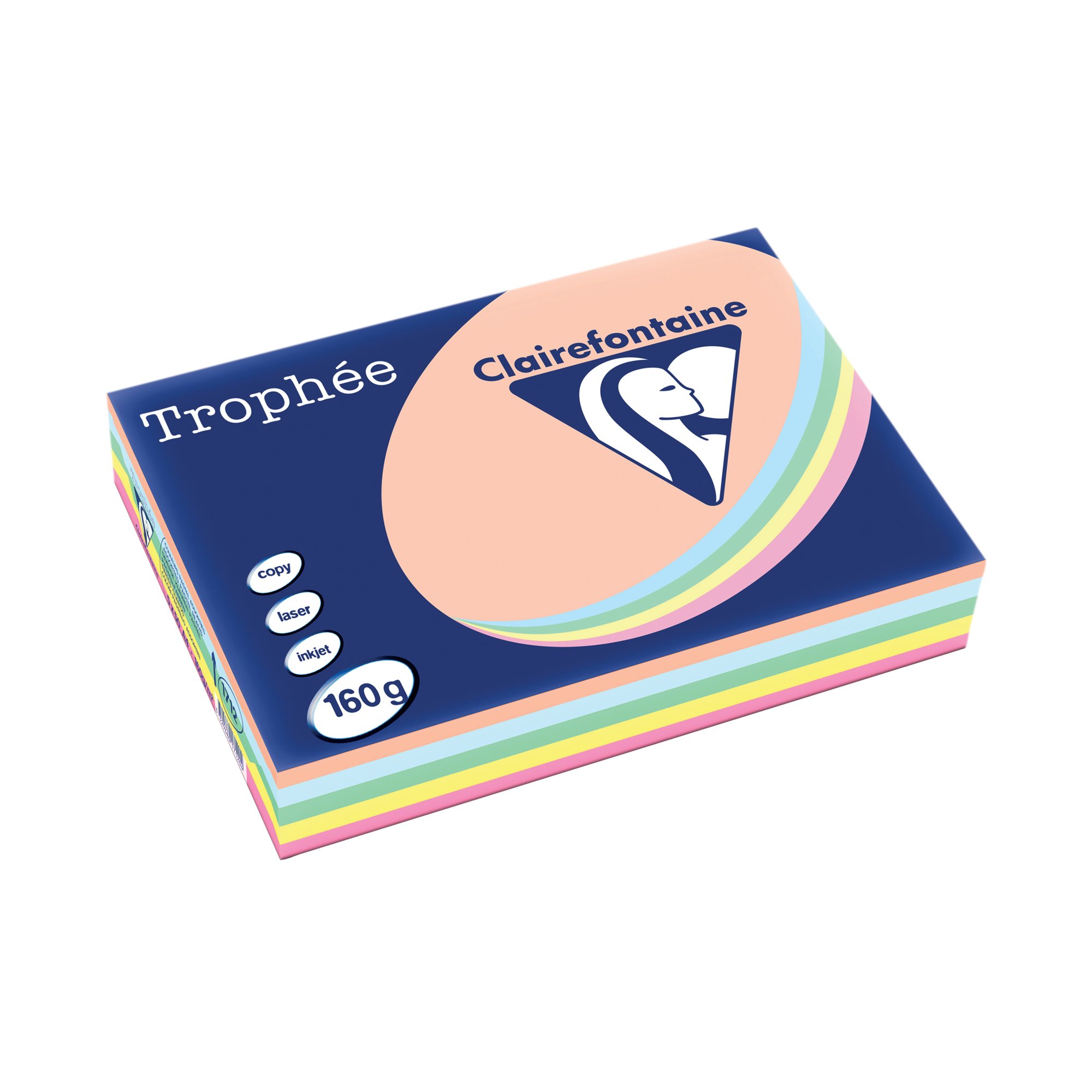 TROPHEE CARD A4 PASTEL ASSD PK250