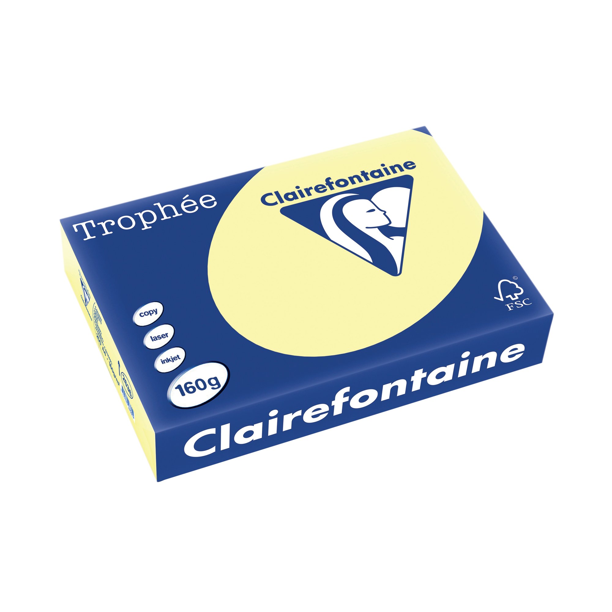 TROPHEE CARD A4 160GM CANARY PK250