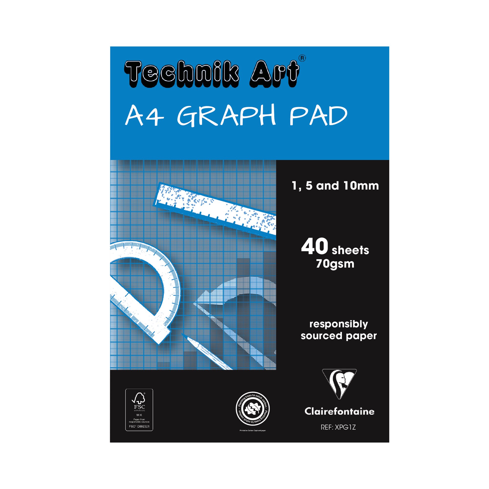 TECHNIK ART GRAPH PAD 1-10MM A4 XPG1