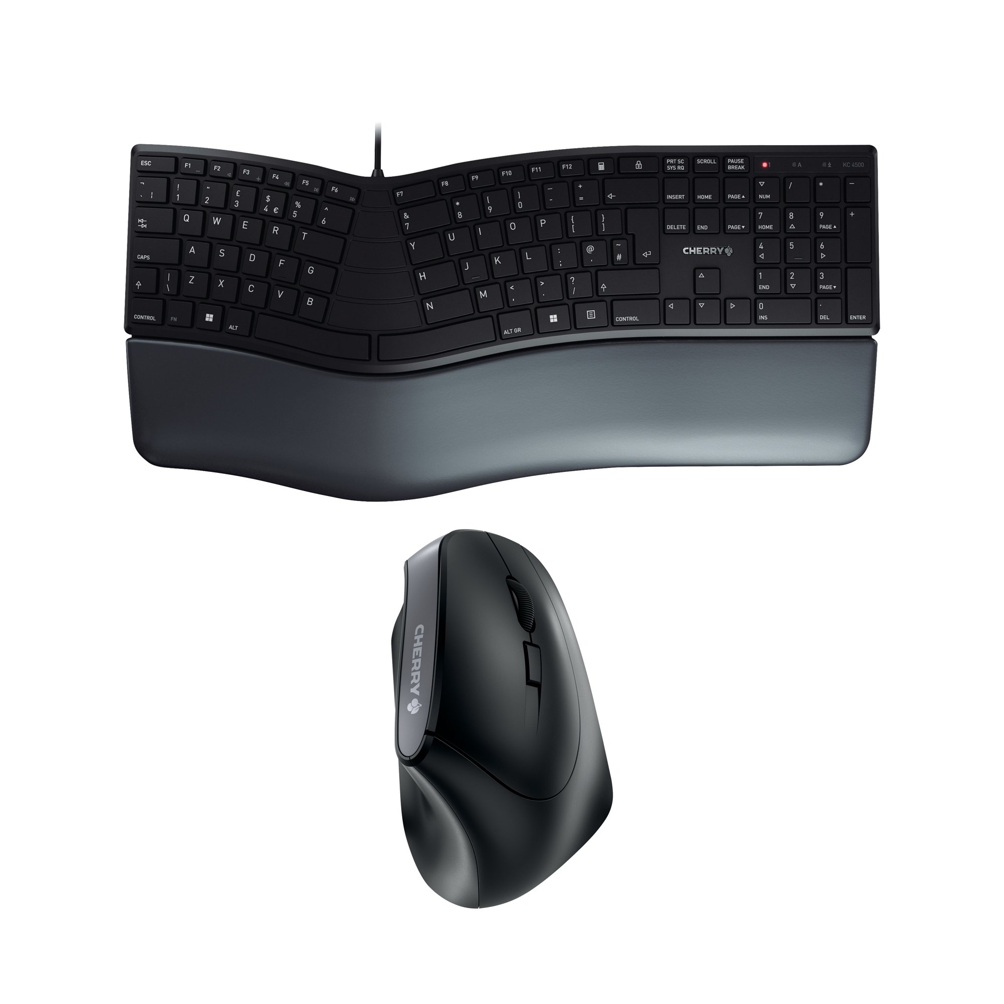 CHERRY ERGONOMIC WLS KBRD RH MOUSE