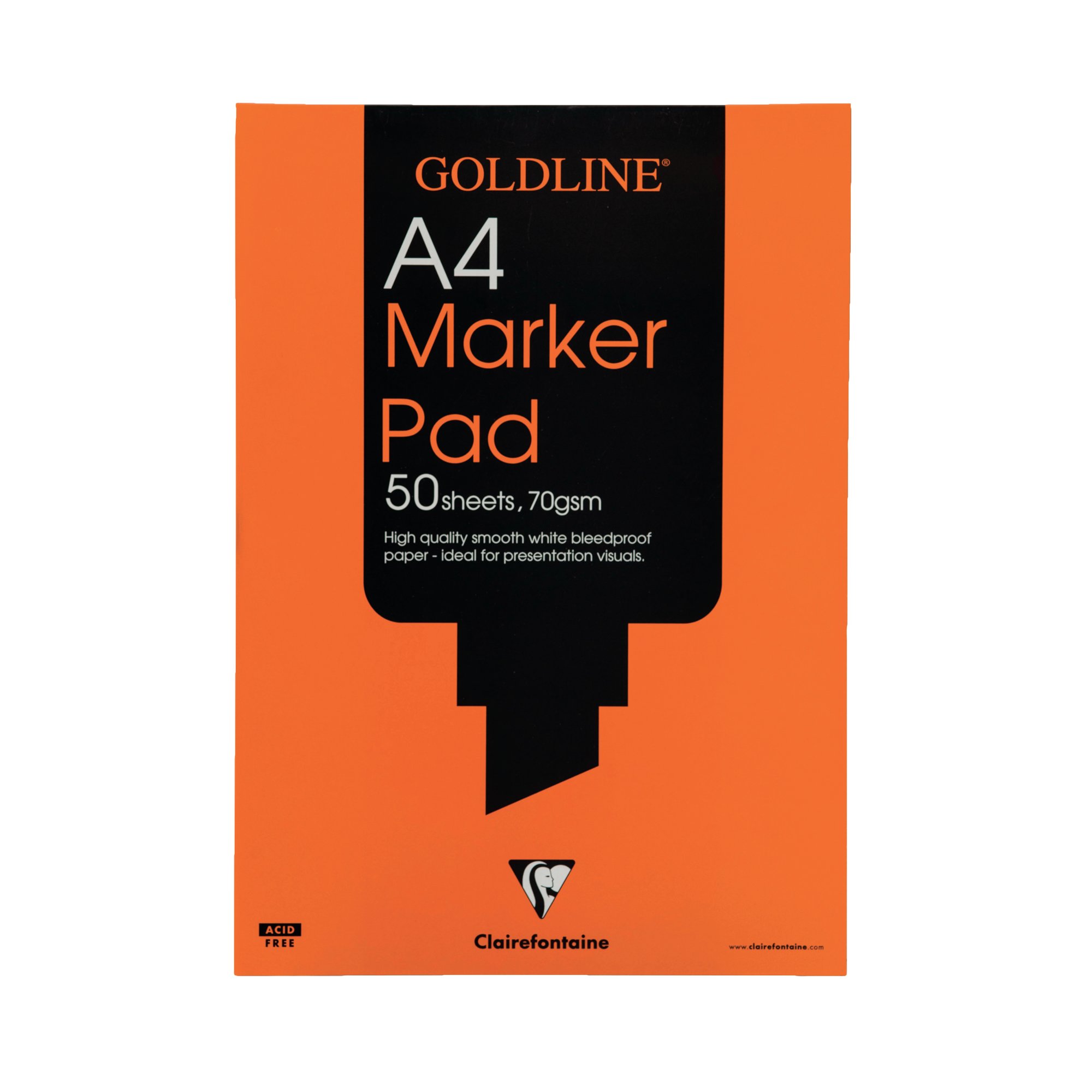GOLDLINE MARKER PAD A4 WHITE GPB1A4
