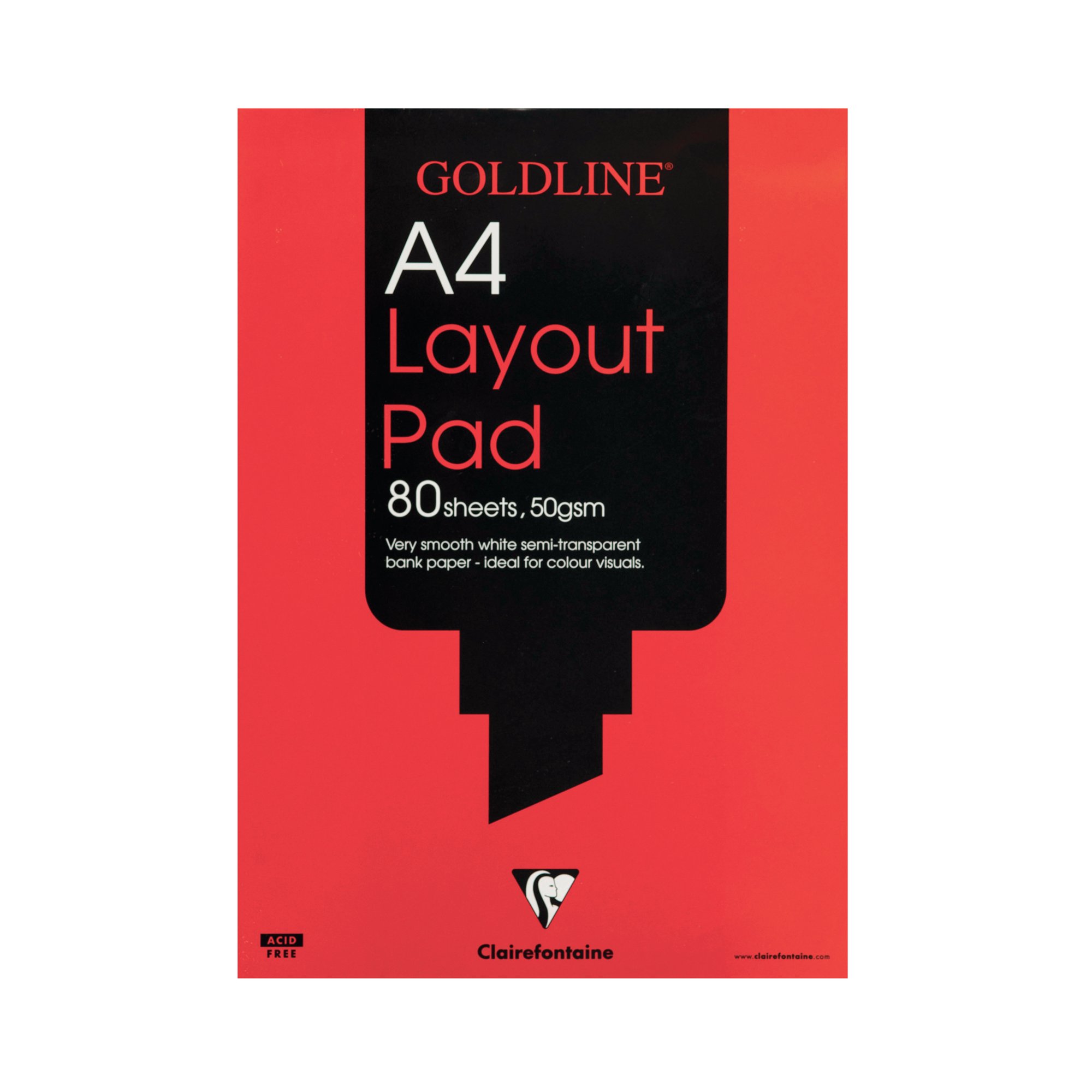 GOLDLINE LAYOUT PAD A4 WHITE GPL1A4
