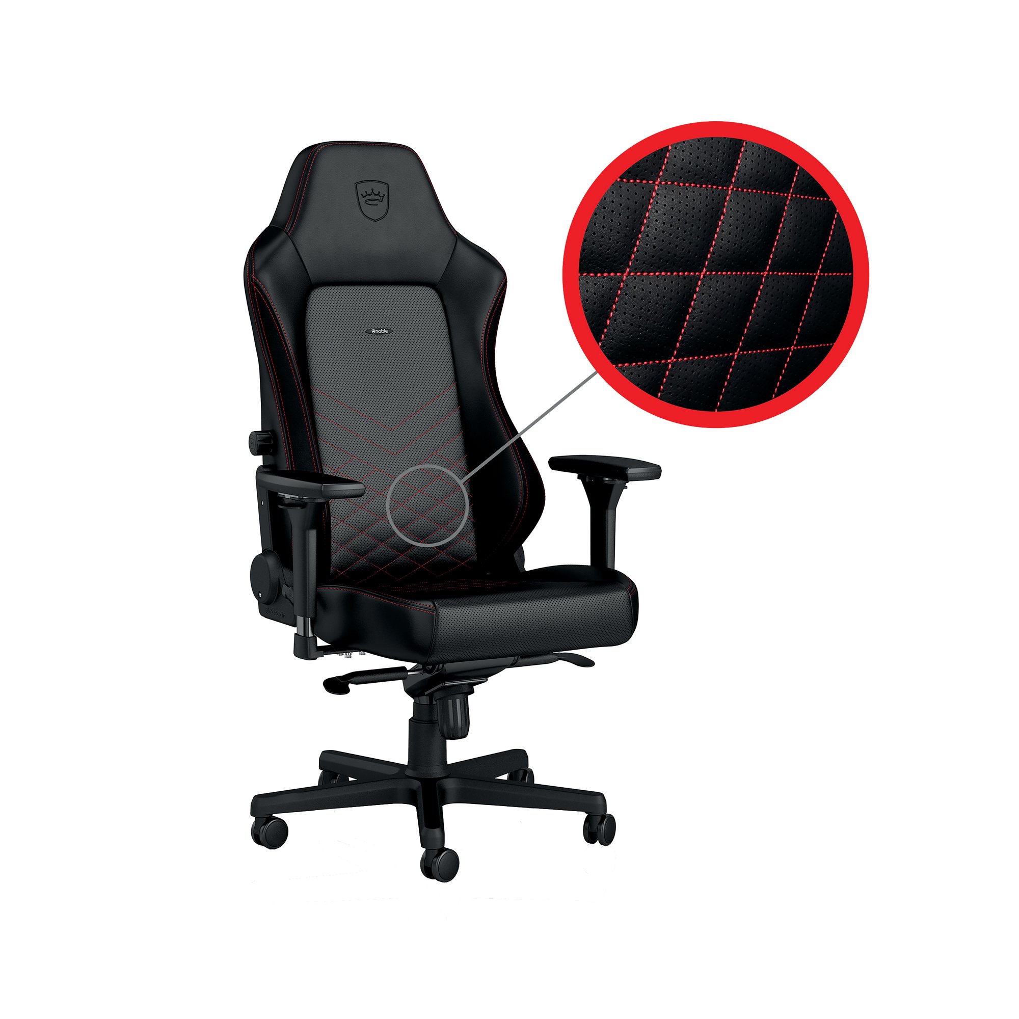 NOBLECHAIRS HERO GMNG CHAIR BLK/RED
