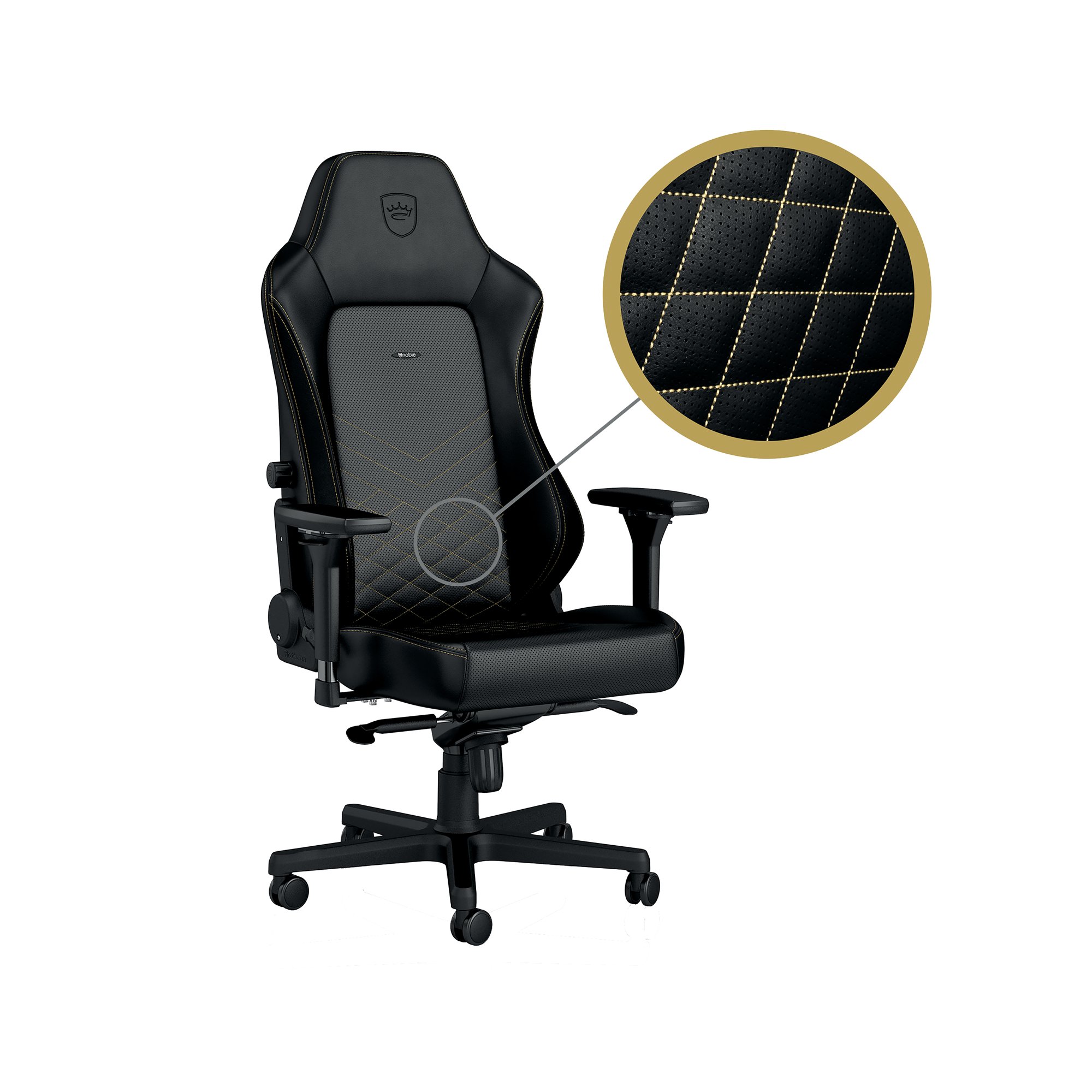 NOBLECHAIRS HERO GMNG CHAIR BLK/GLD